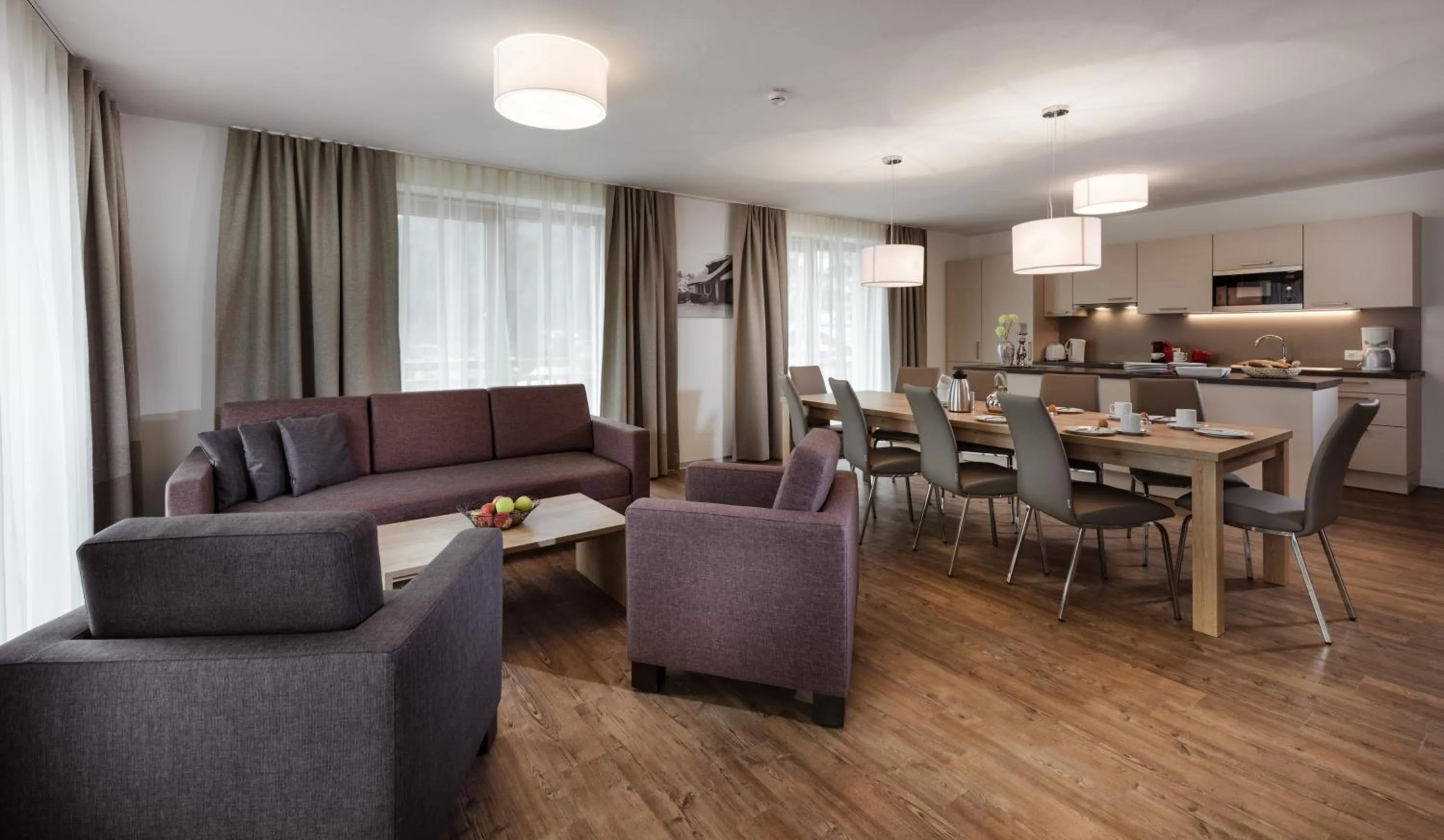 Seating area in AlpenParks Hotel & Apartment Central Zell am See