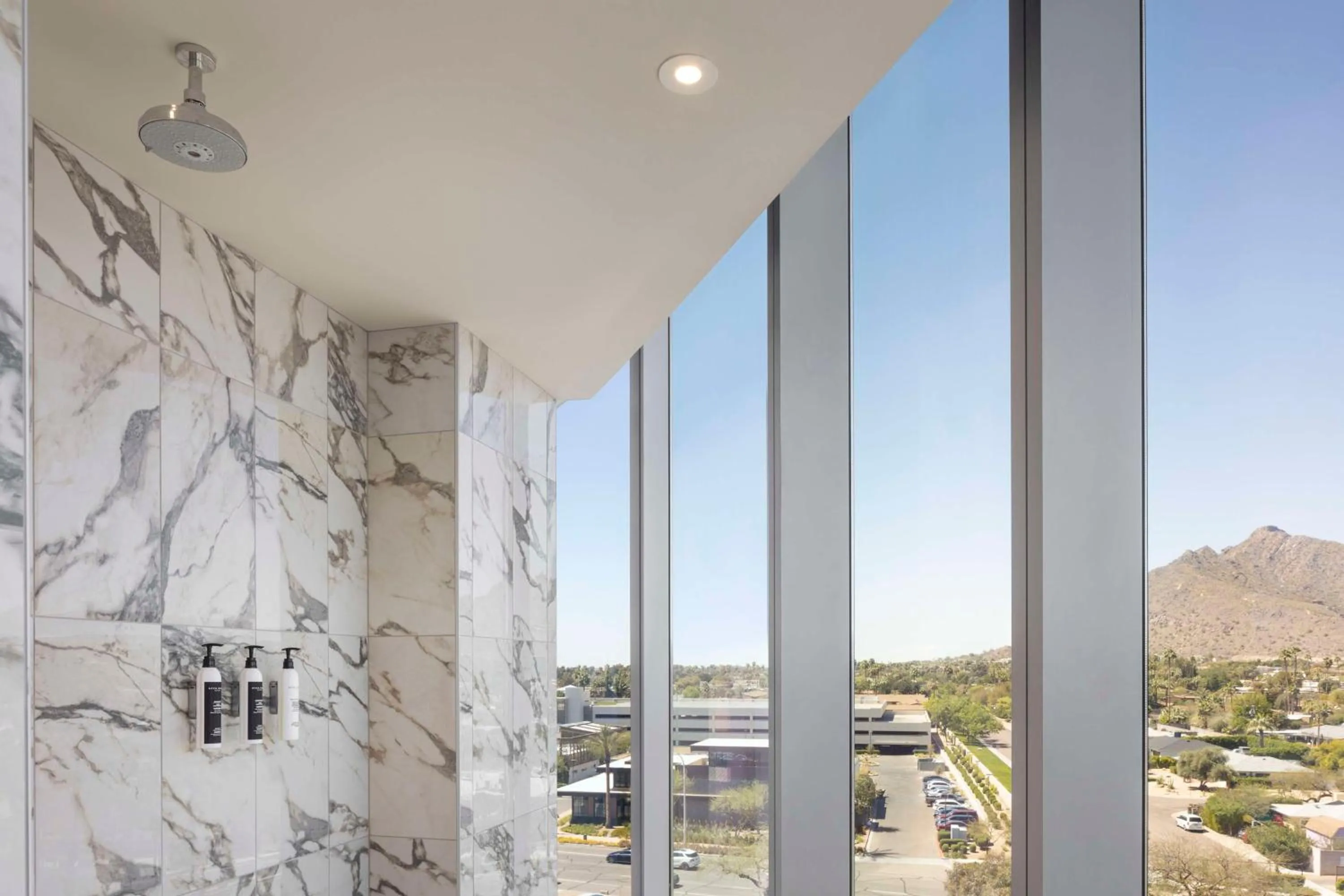 Bathroom in Caesars Republic Scottsdale, a Hilton Hotel