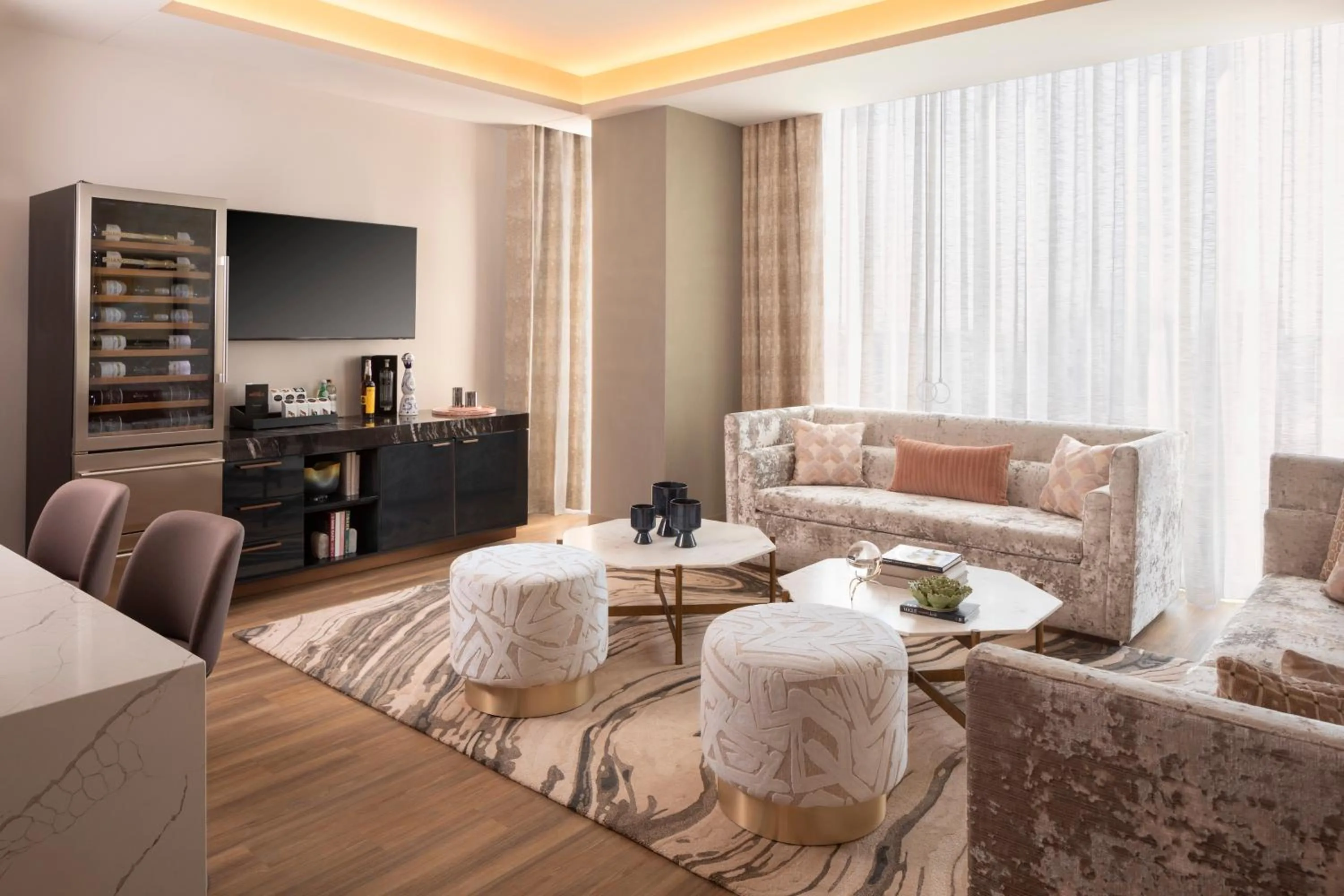 wedding in Caesars Republic Scottsdale, a Hilton Hotel