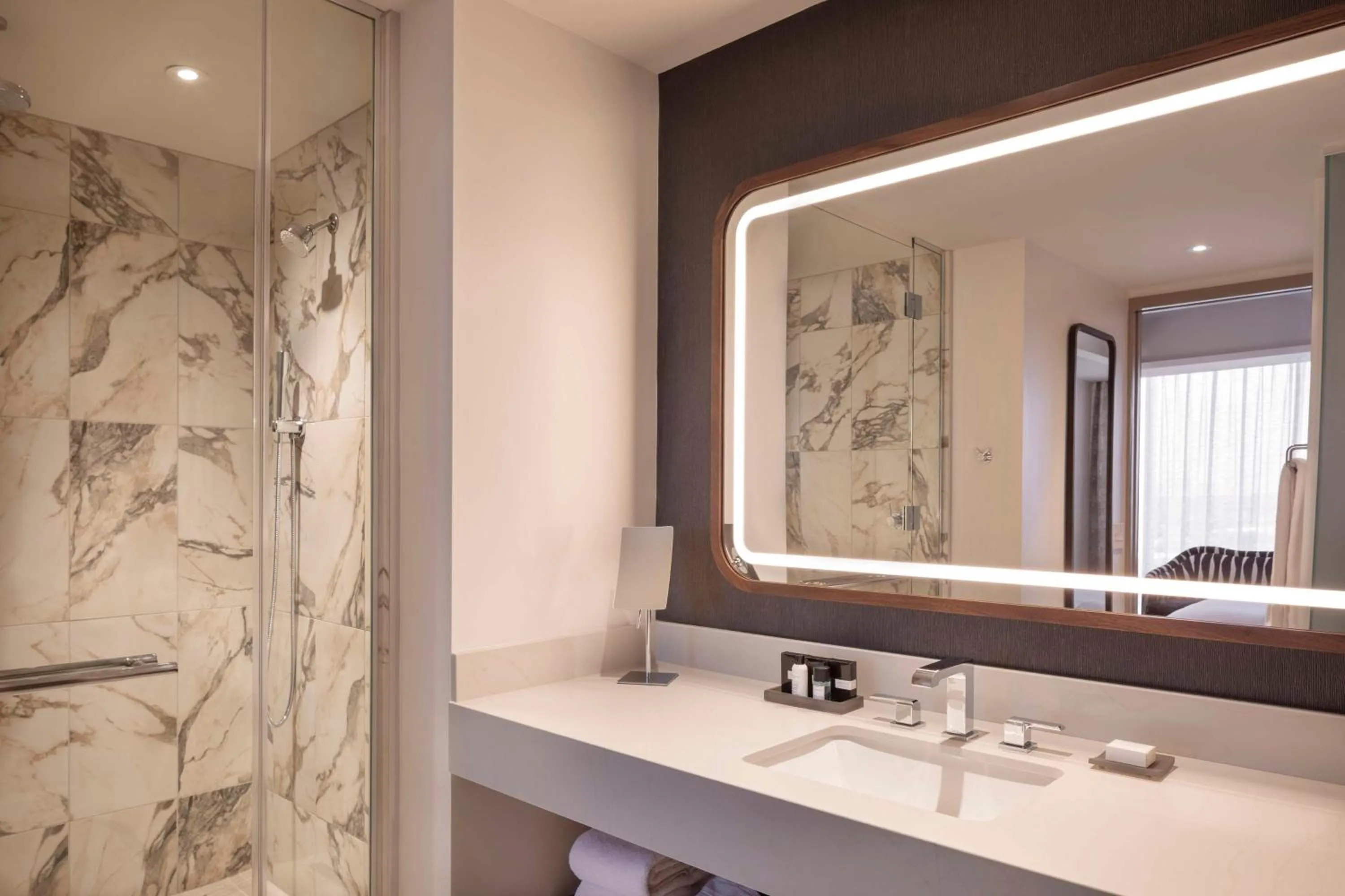 Bathroom in Caesars Republic Scottsdale, a Hilton Hotel