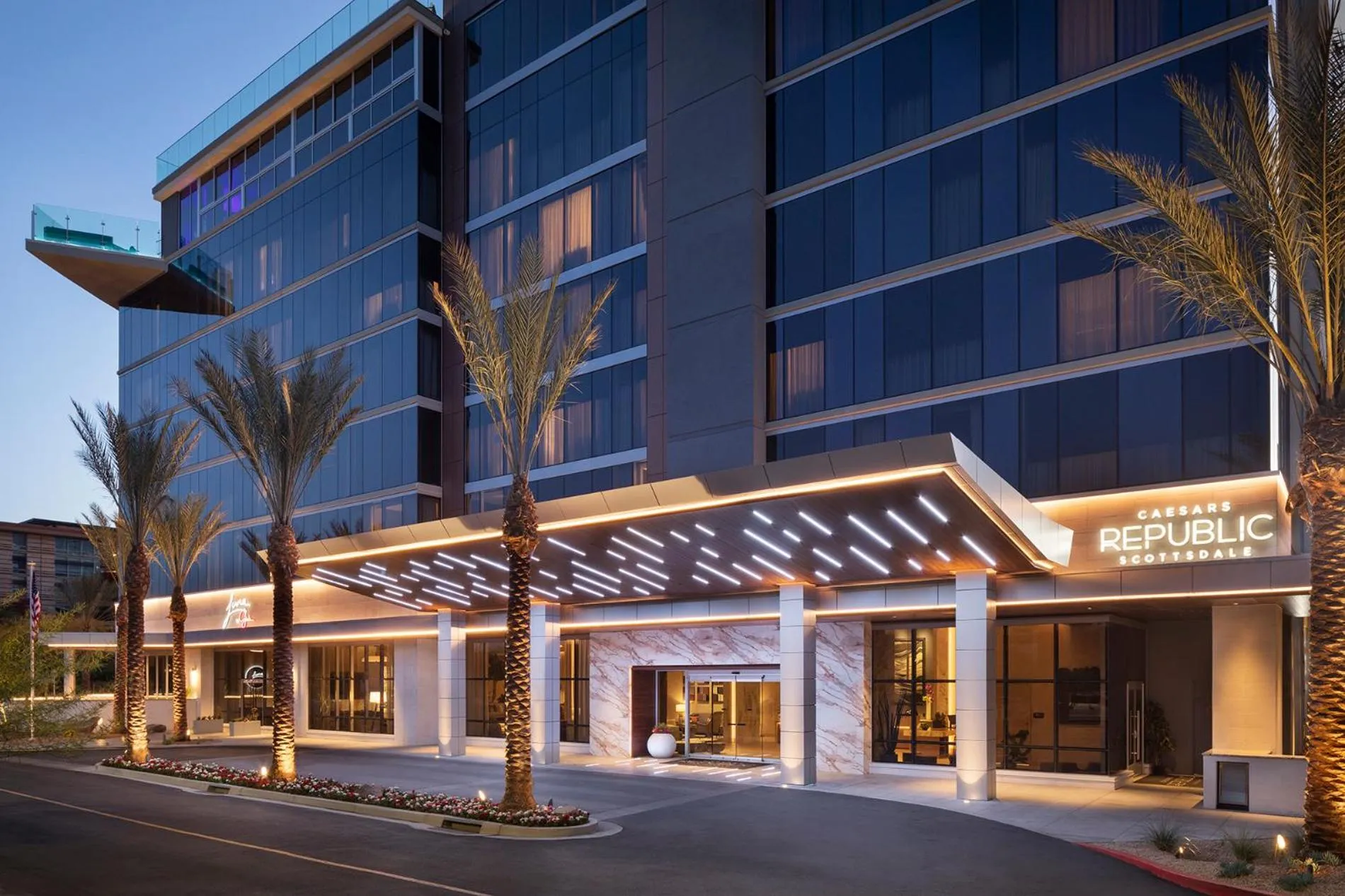 Property building in Caesars Republic Scottsdale, a Hilton Hotel