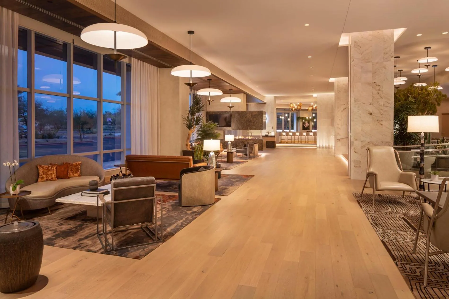 Lobby or reception in Caesars Republic Scottsdale, a Hilton Hotel