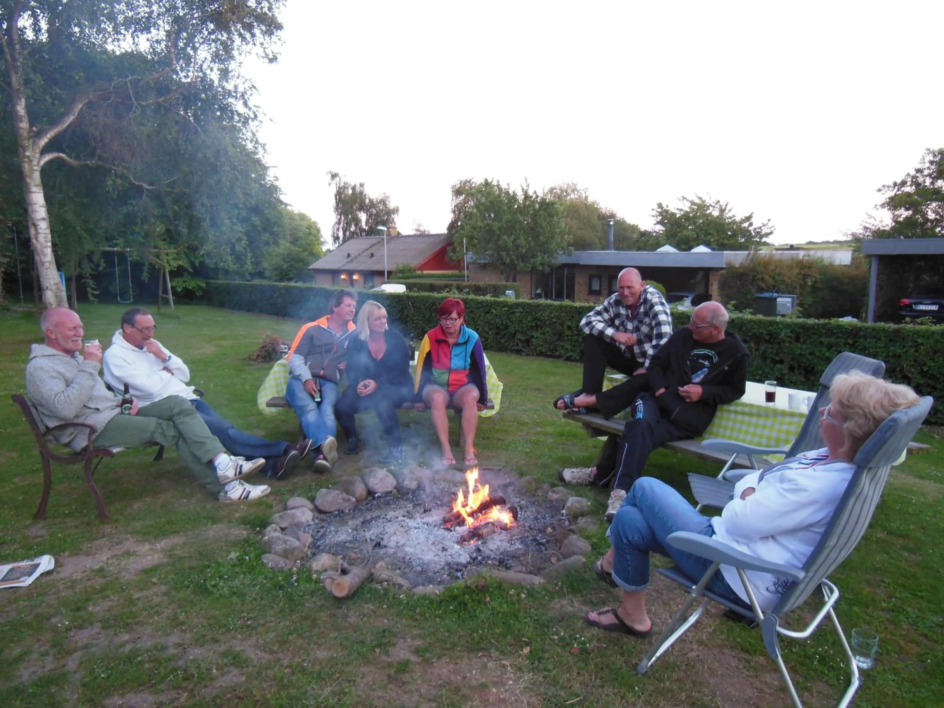 group of guests in Bed & Breakfast Sirius