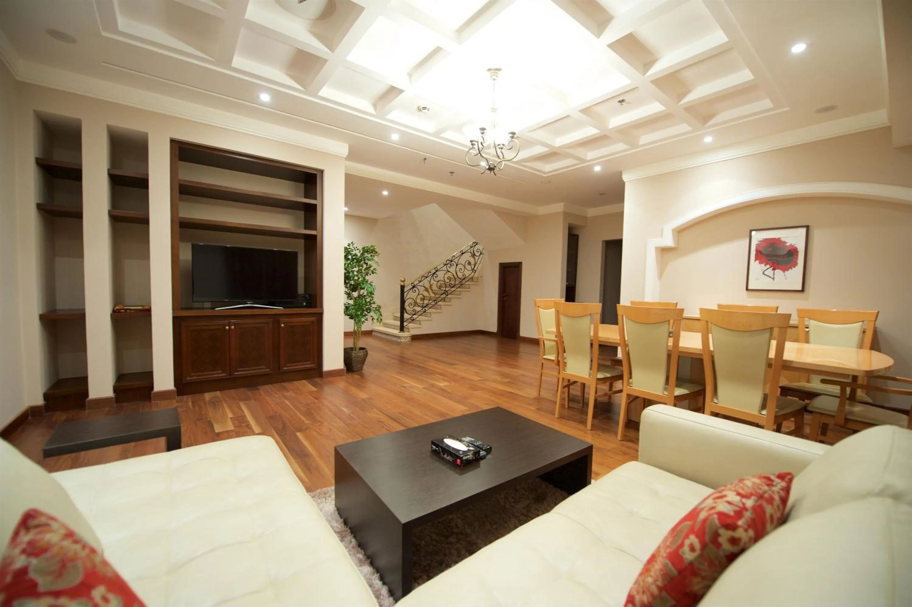 Living room in Rawasi Hotel Apartments