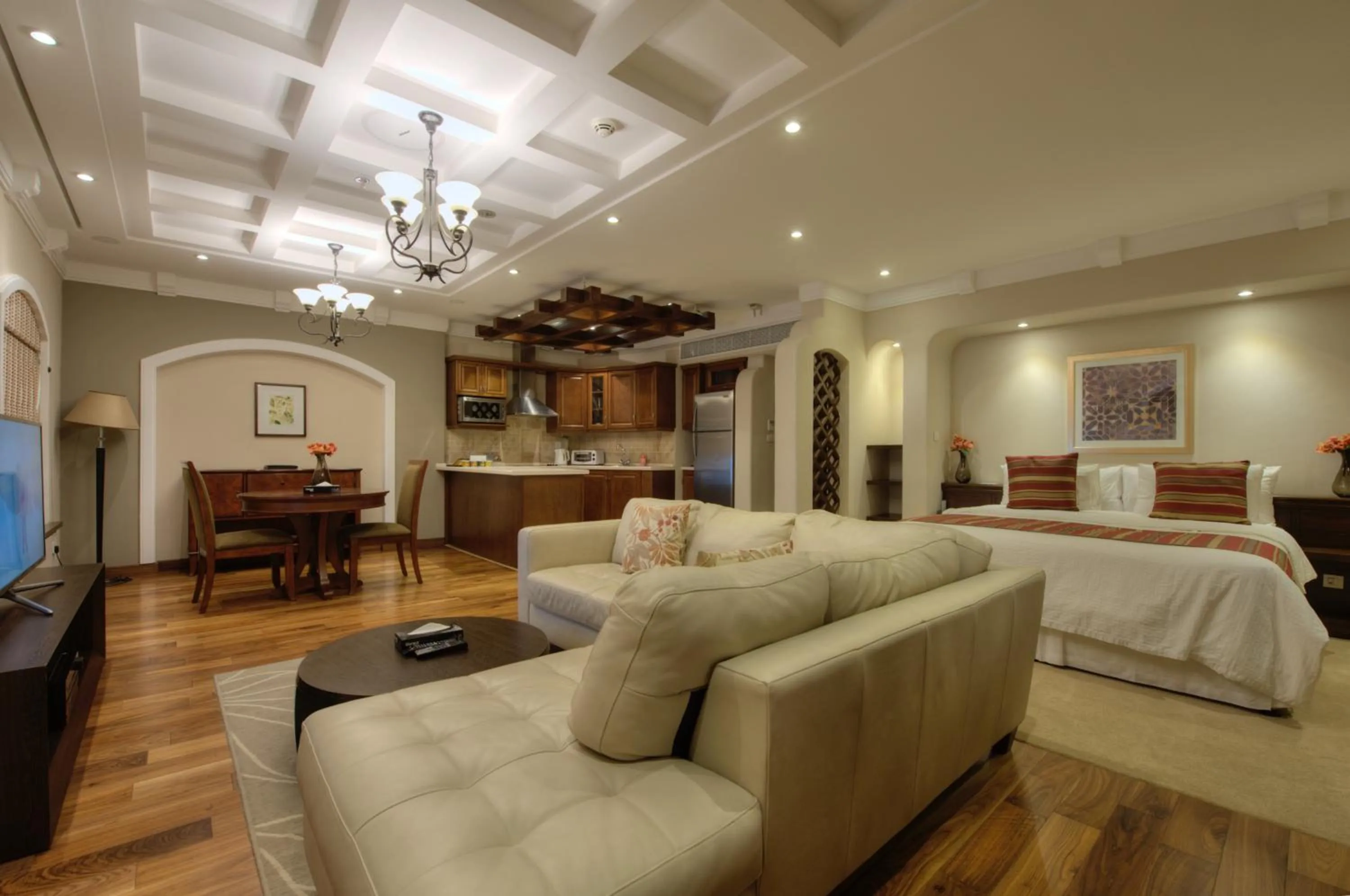 Living room in Rawasi Hotel Apartments