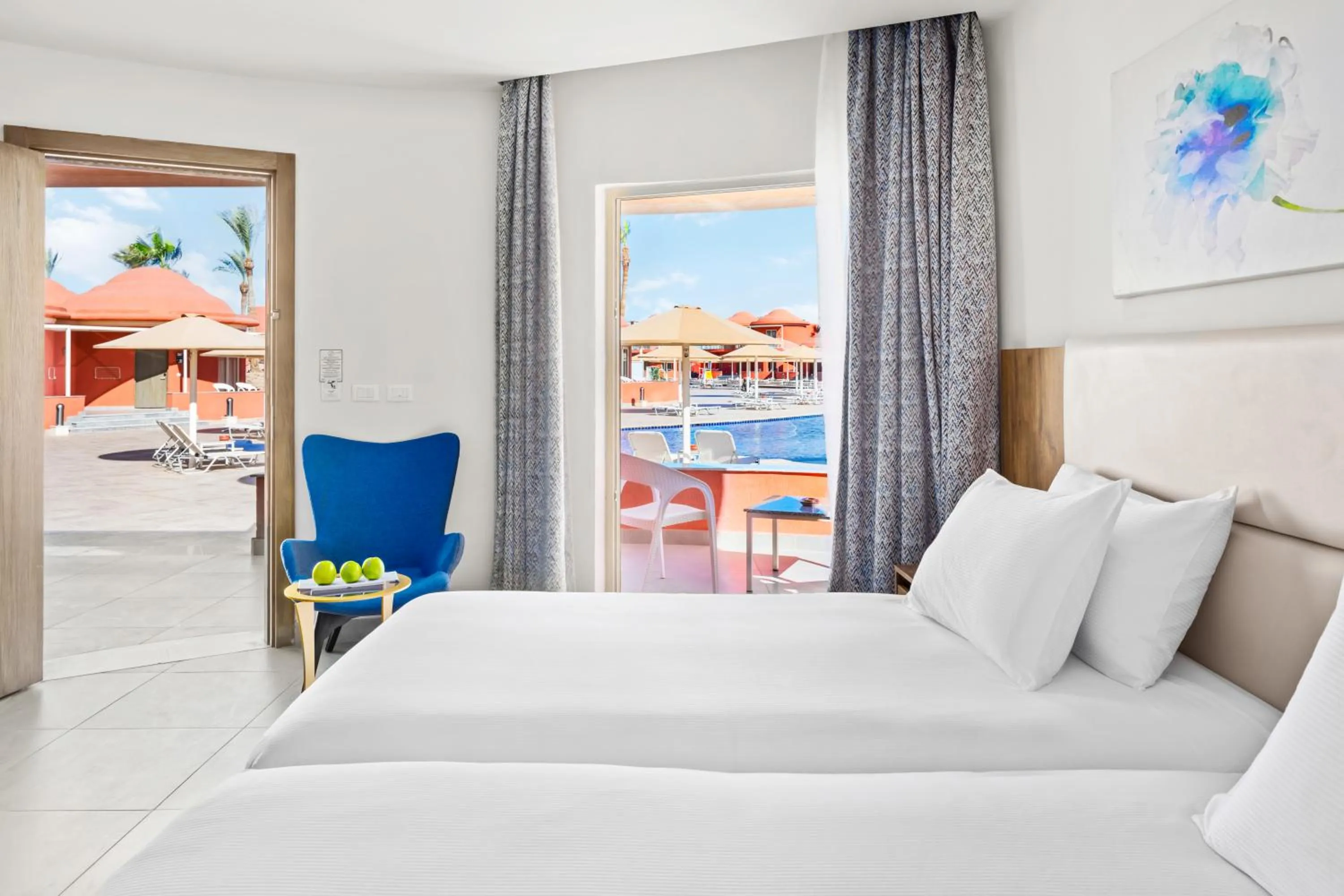 Photo of the whole room, Bed in Pickalbatros Laguna Club Resort Sharm El Sheikh