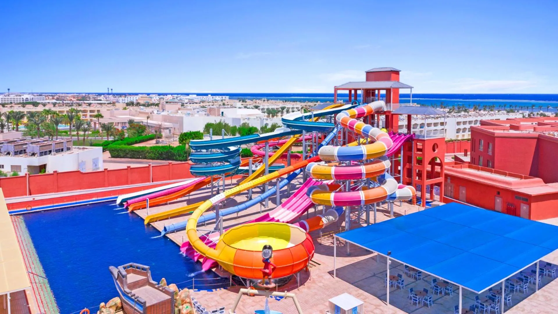 Aqua park in Pickalbatros Laguna Club Resort Sharm El Sheikh