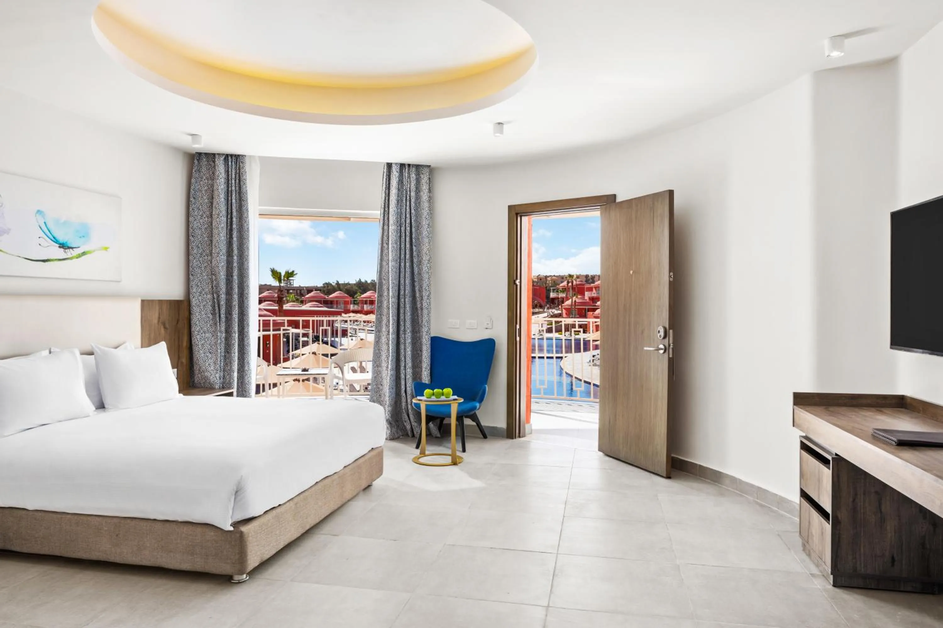 Photo of the whole room, Bed in Pickalbatros Laguna Club Resort Sharm El Sheikh