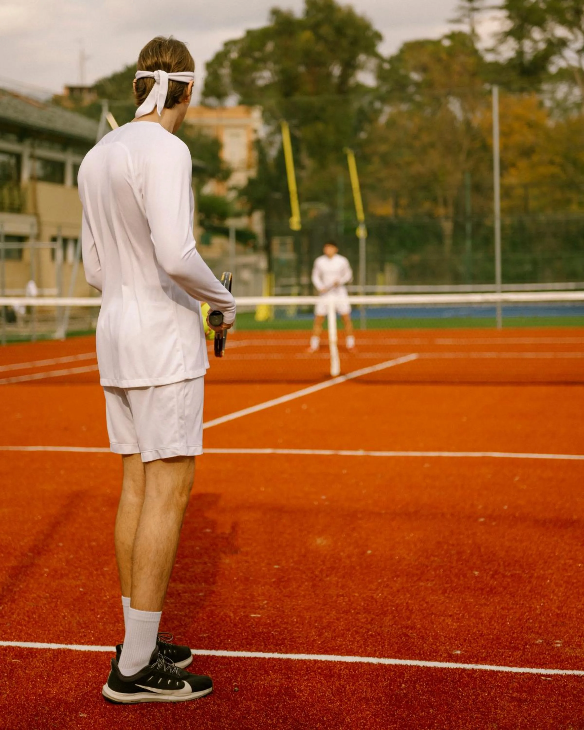 Tennis court in Grand Hotel Telese