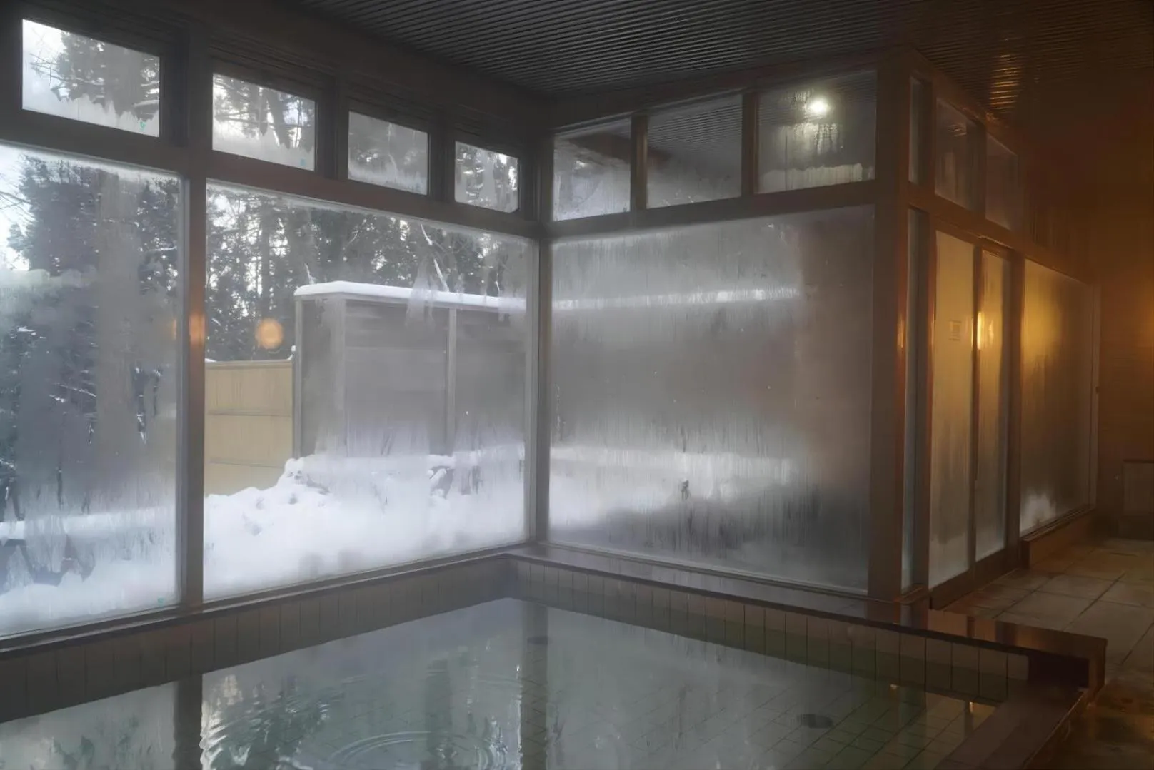 Hot Spring Bath in WHITE HOTEL GRAND HAKUBA