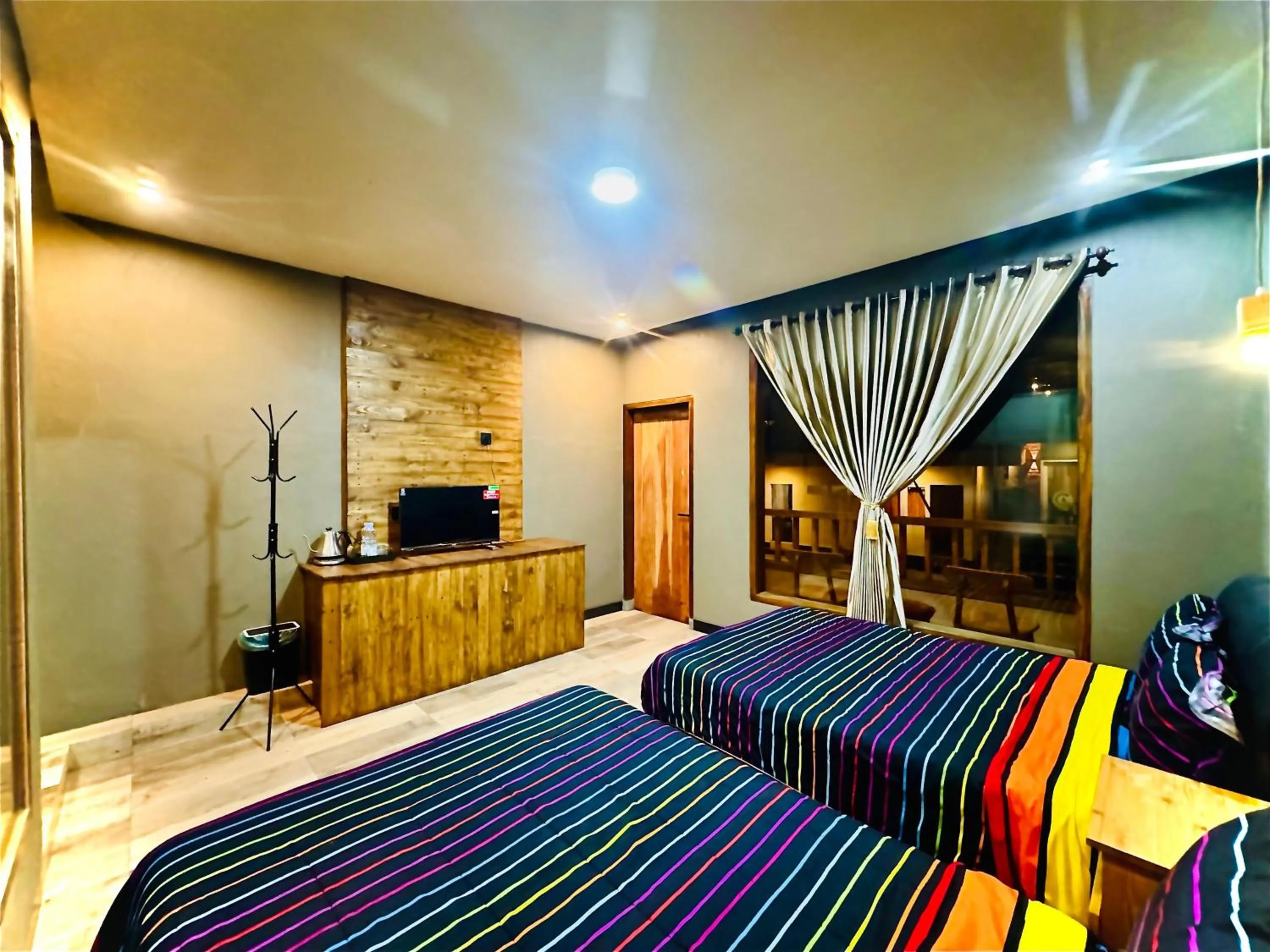 Bed in Sky View Bromo Guest House