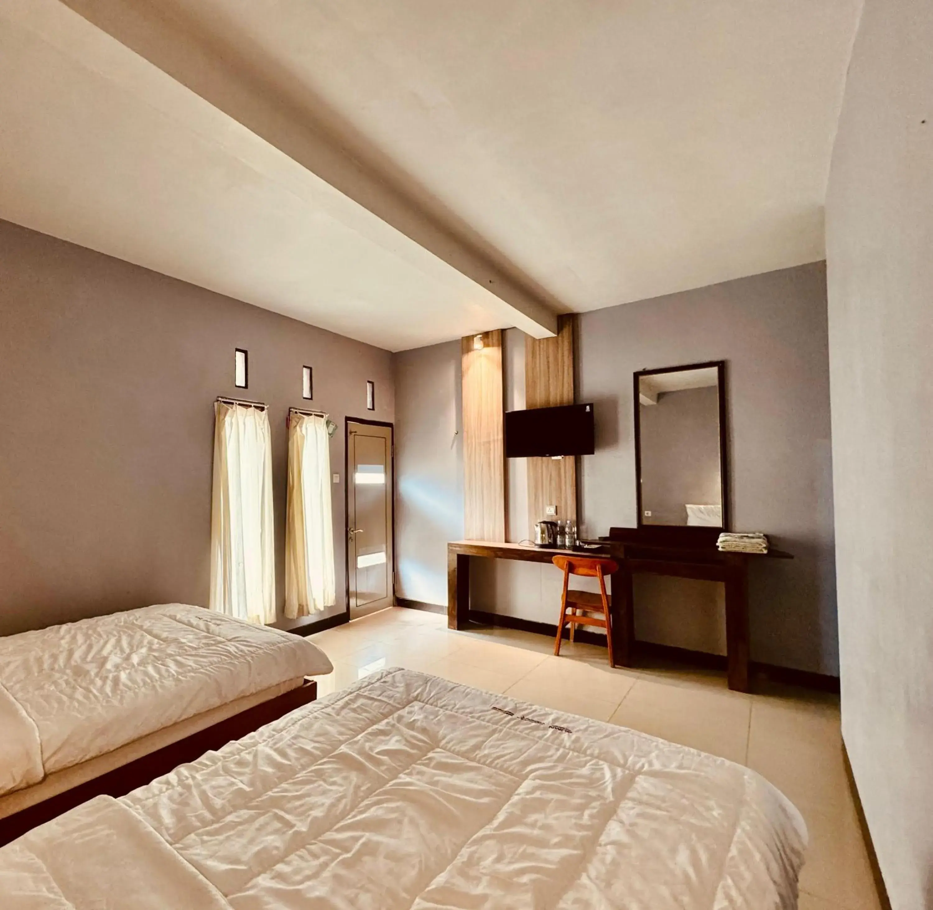 Standard Double Room with Two Double Beds in Sky View Bromo Guest House Standard Double Room with Two Double Beds in Sky View Bromo Guest House