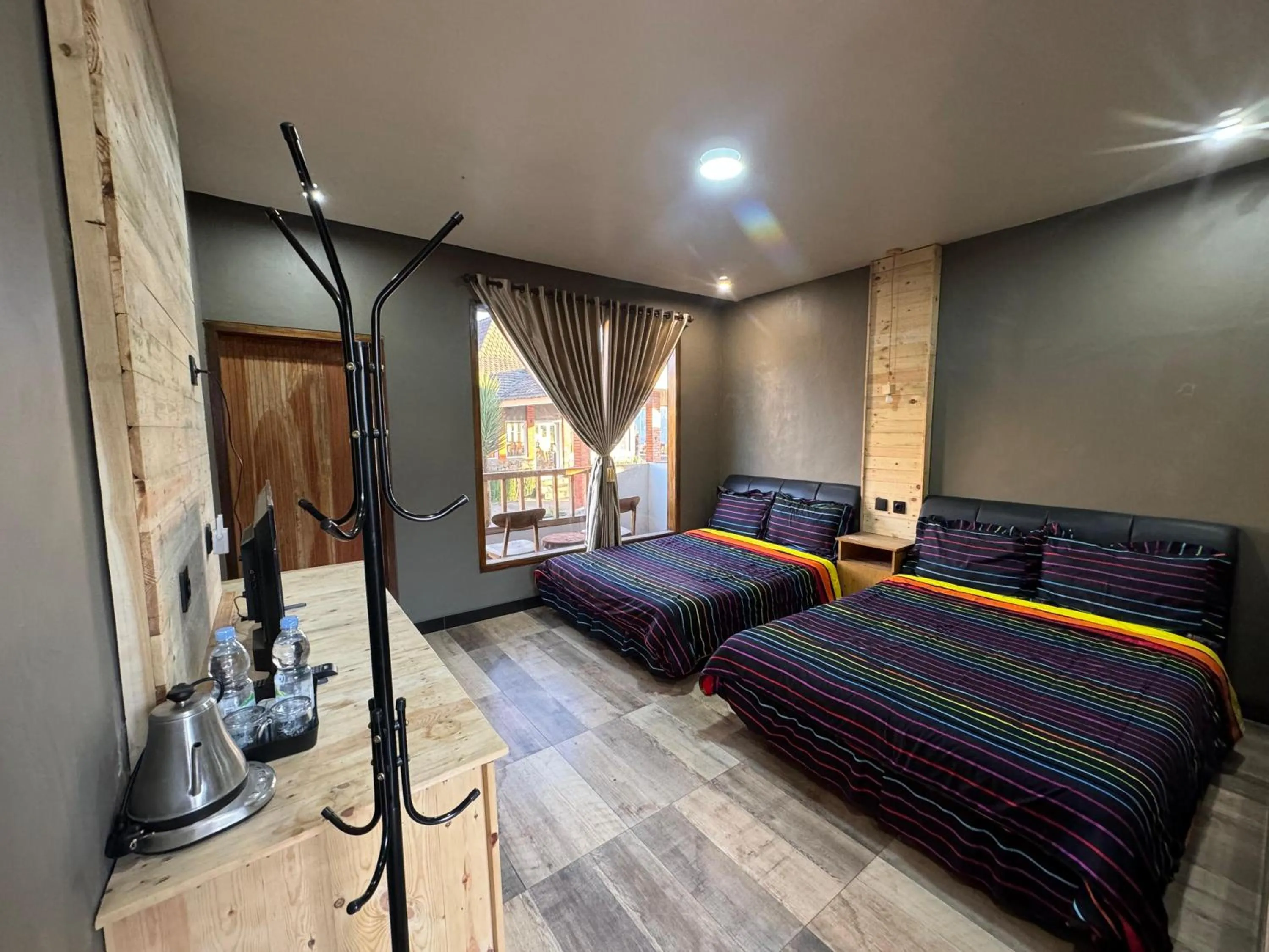 Bed in Sky View Bromo Guest House