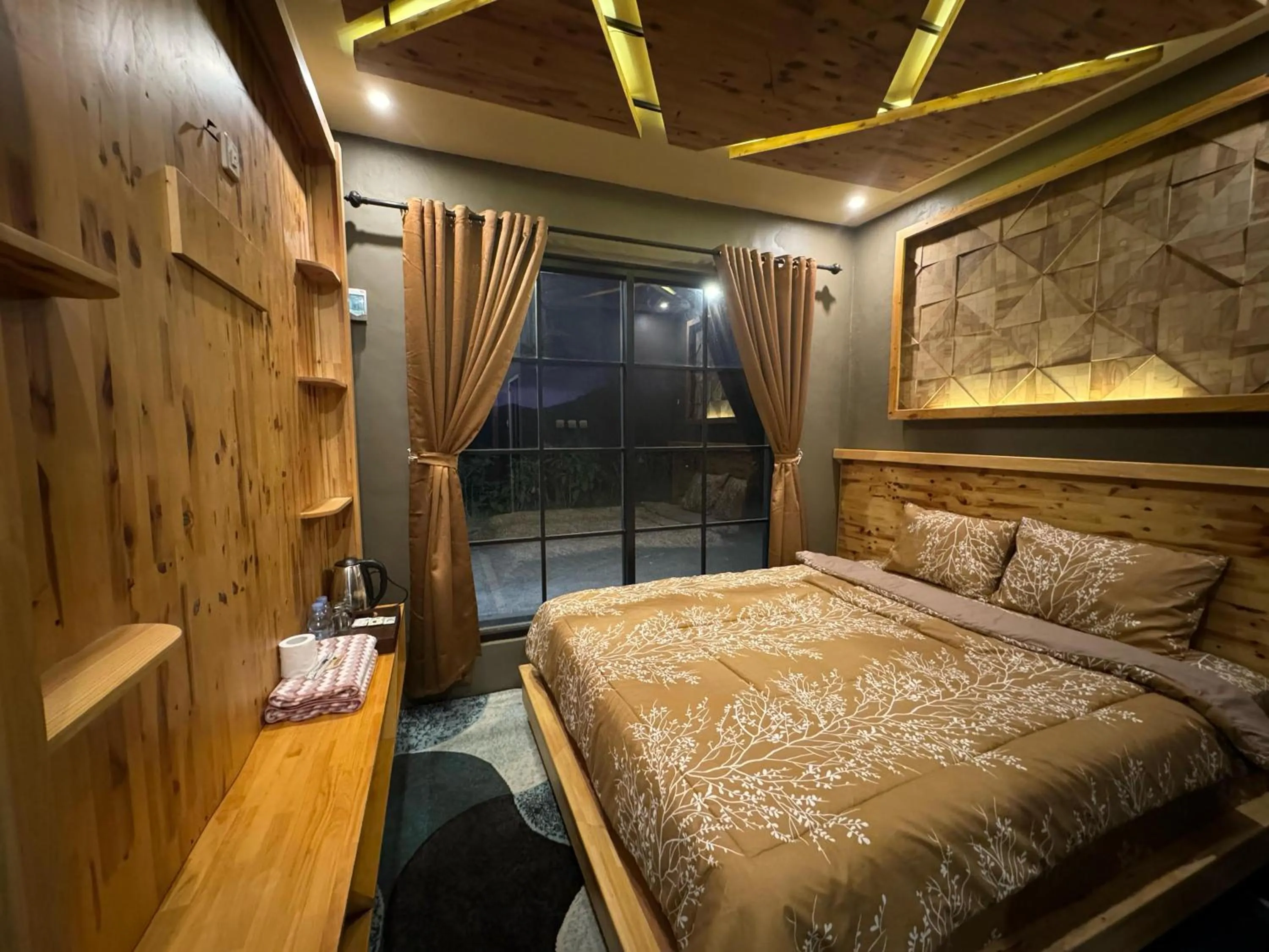 Bed in Sky View Bromo Guest House