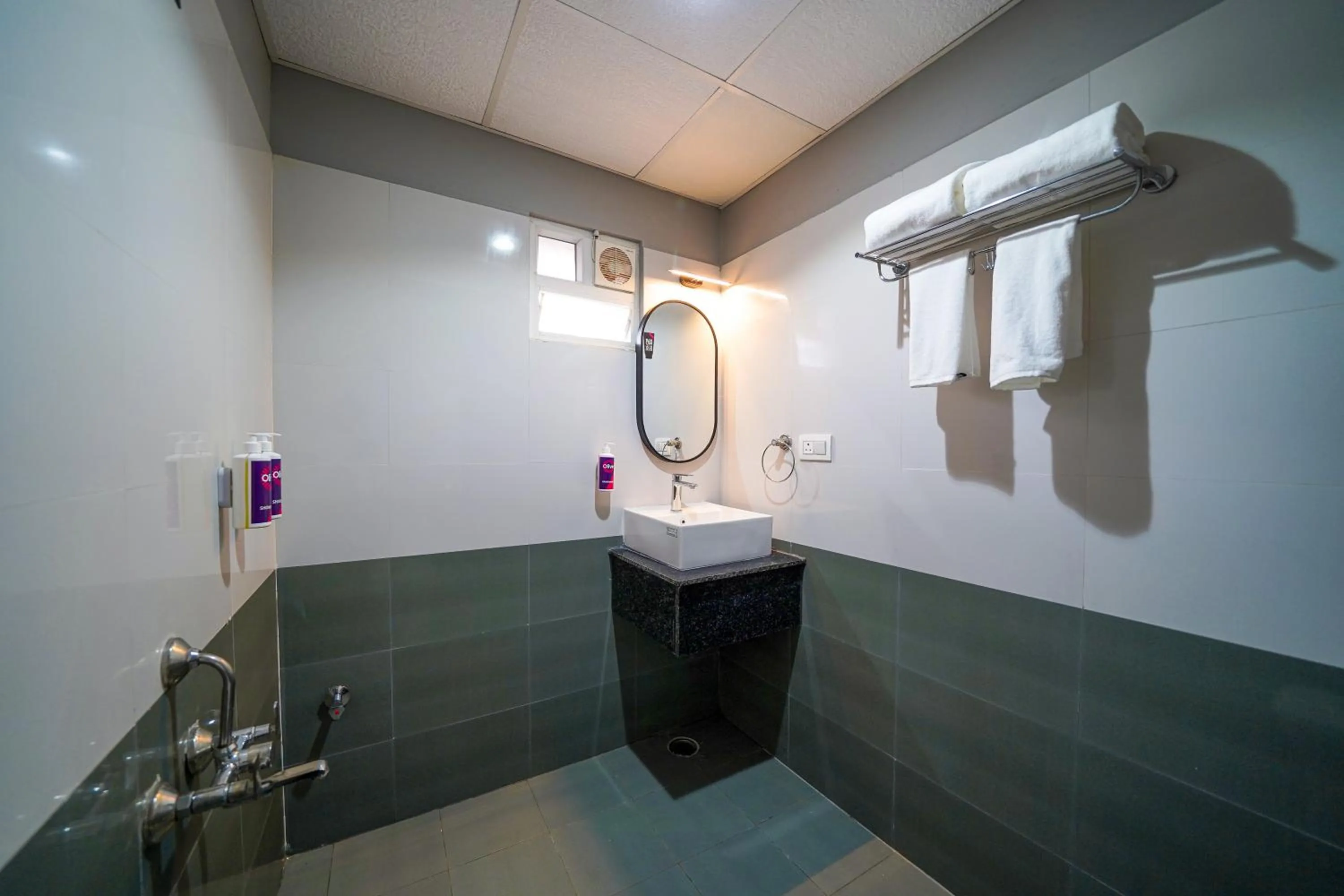 Bathroom in Olive Hotel Hosa Road Metro by Embassy Group