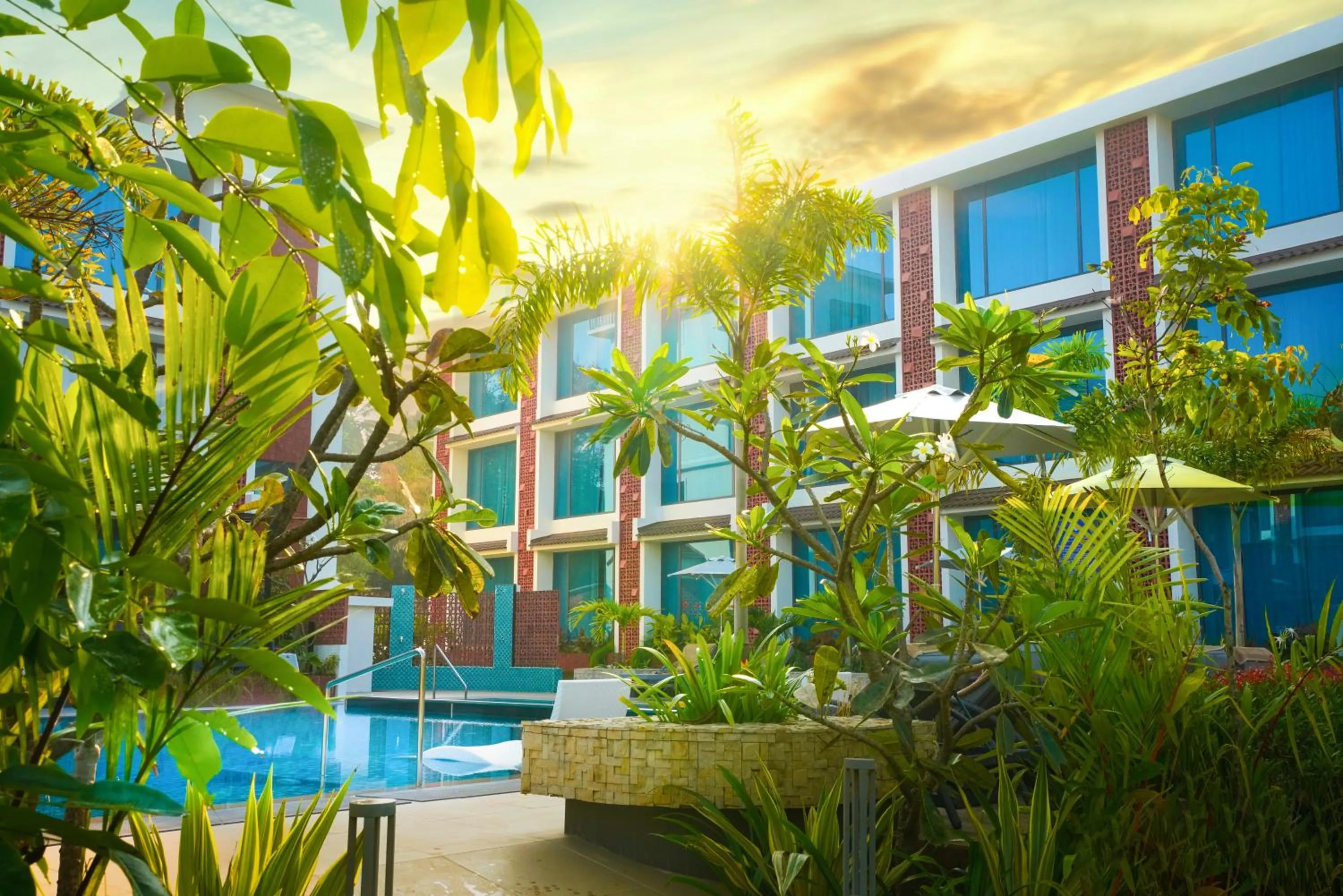 Garden view in Elements by Rosetta- Varca, Goa