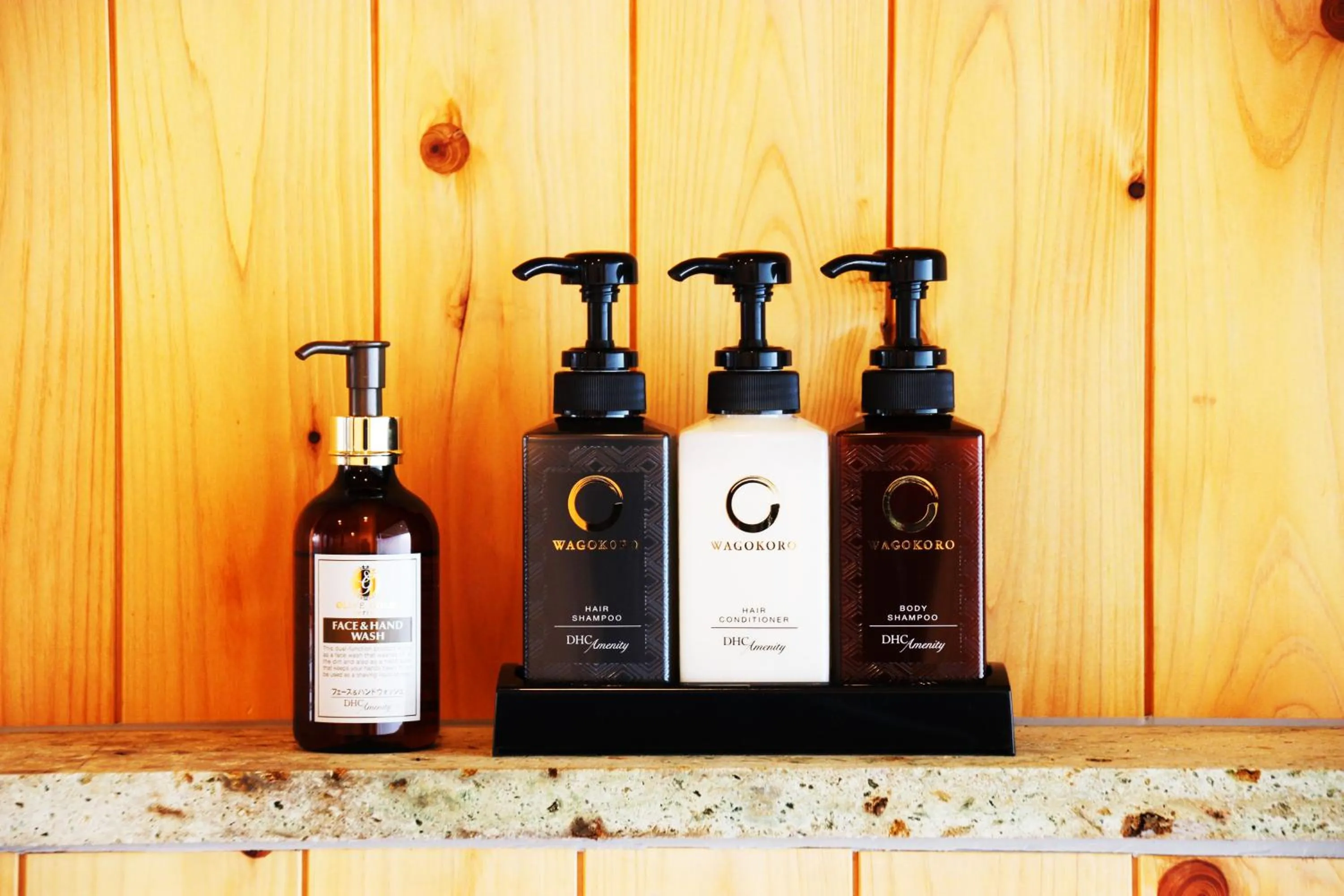 Shower in Resort Hotel RAKI House Nasu