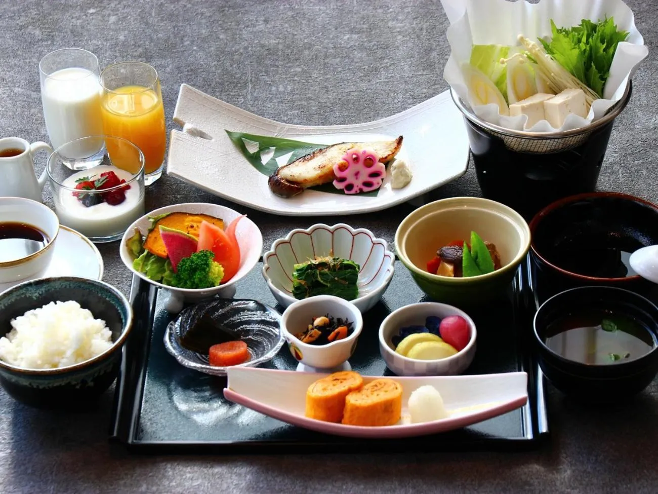 Breakfast in Resort Hotel RAKI House Nasu