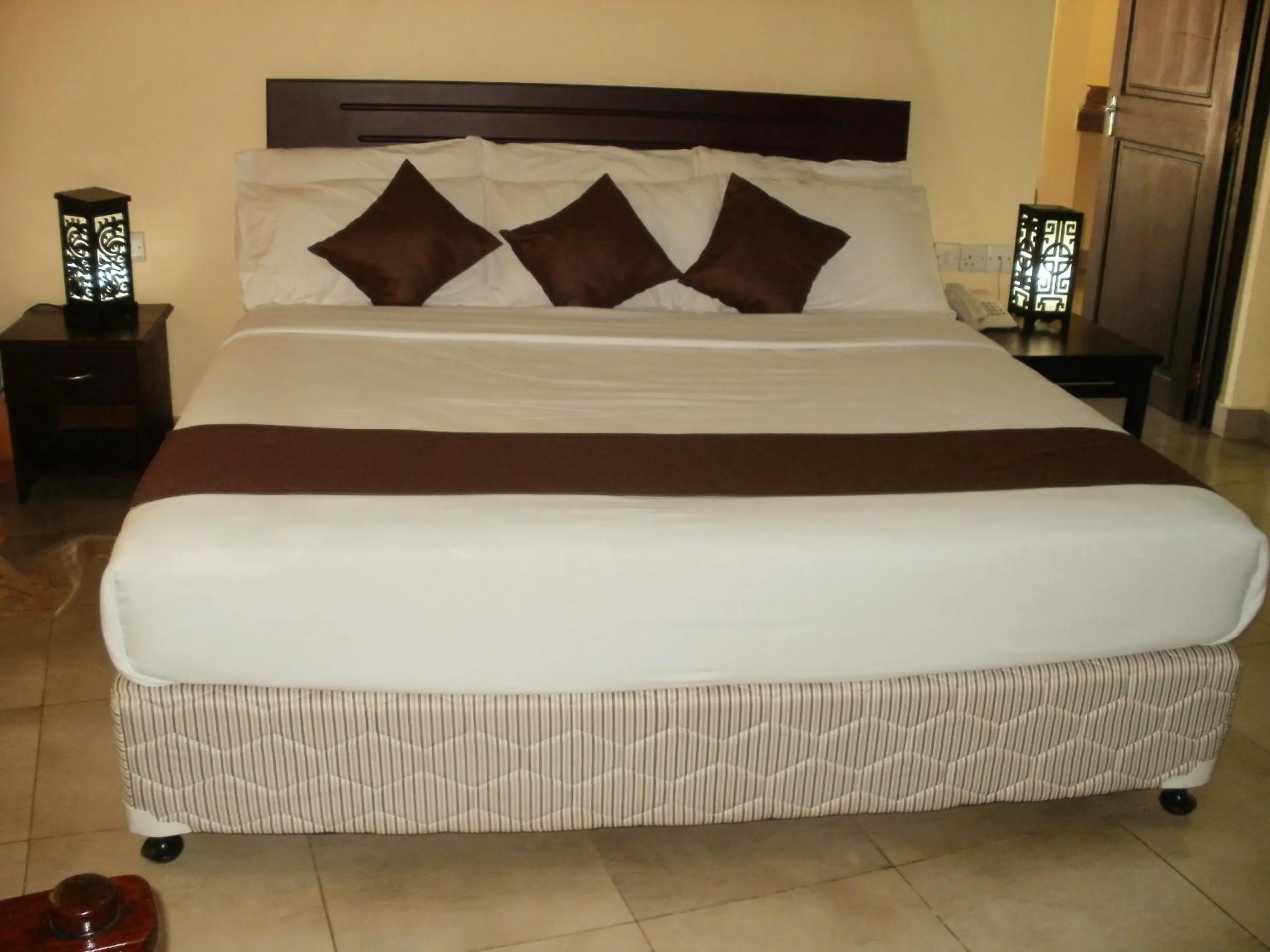 Bed in Morogoro Hotel