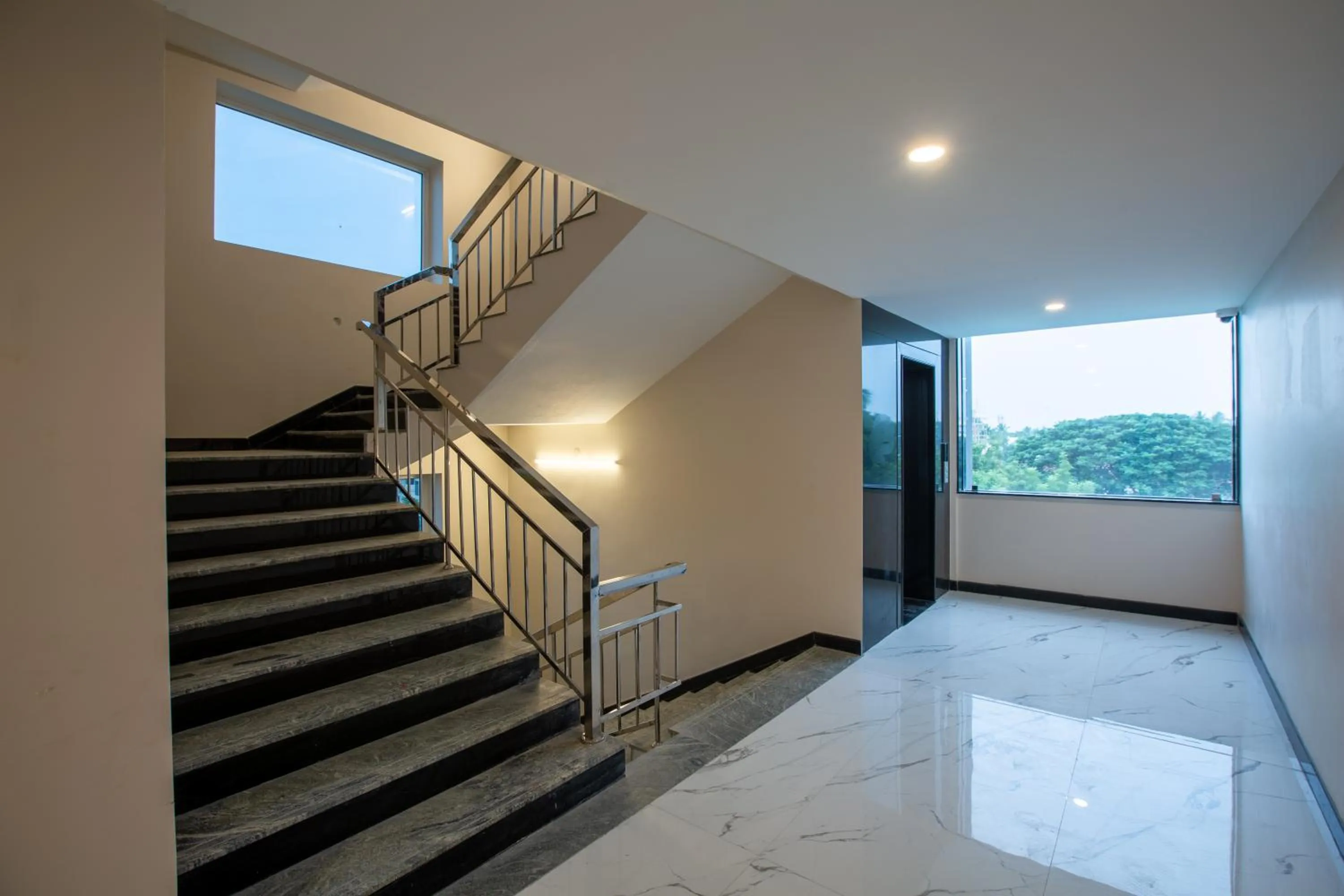 Inner courtyard view in PARKKAVAN TOWERS