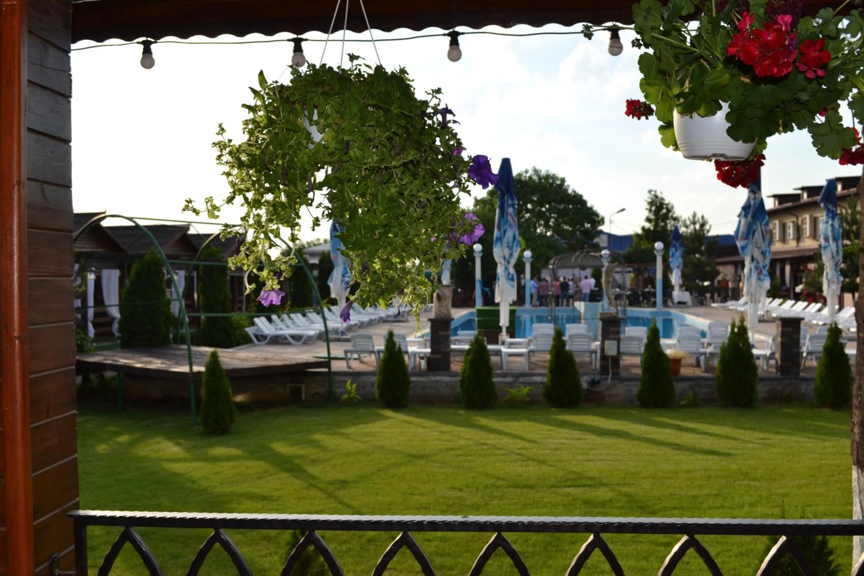 Garden view in Hotel Doi Taurasi