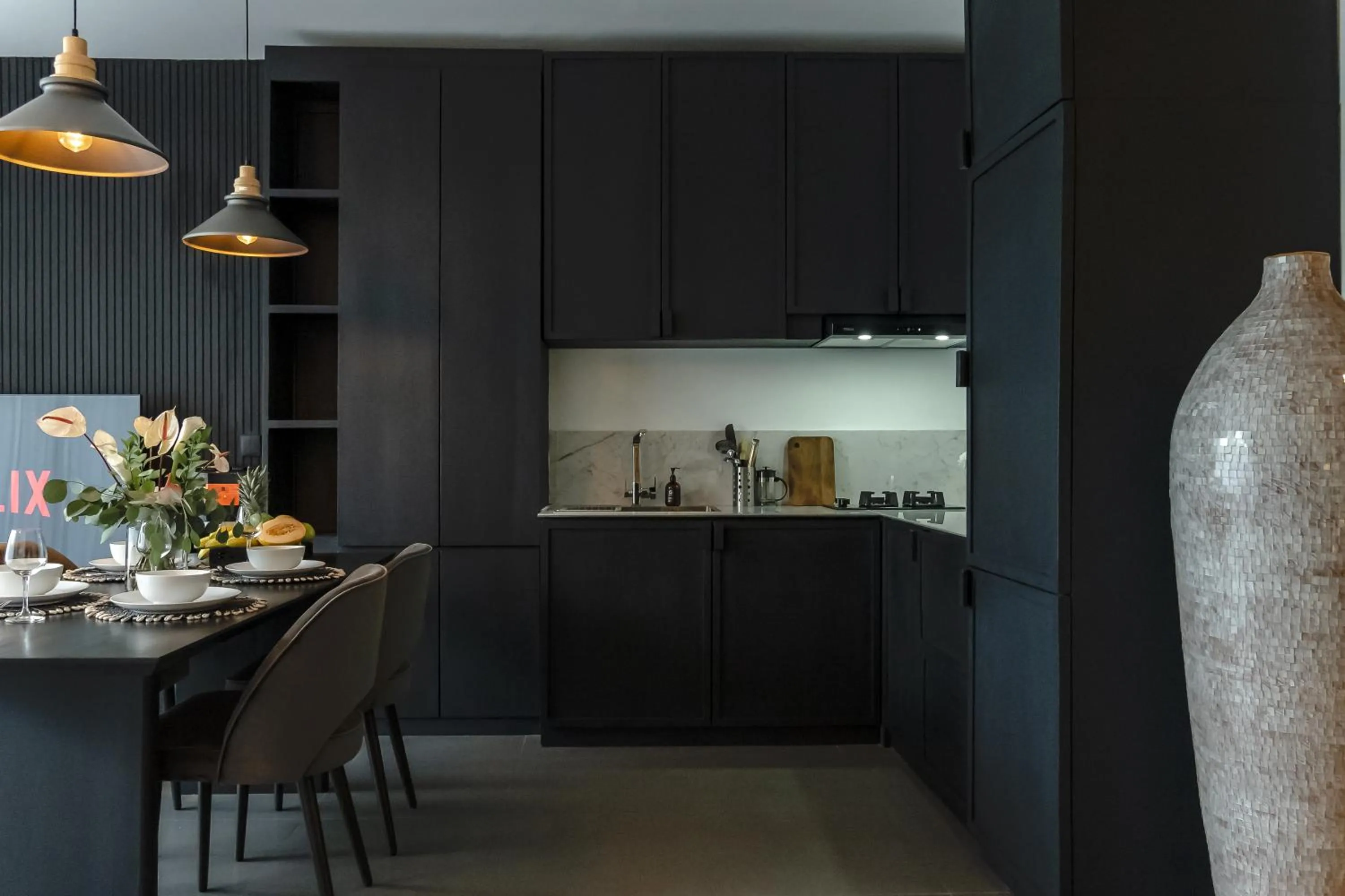 kitchen in Premier Umalas Villas