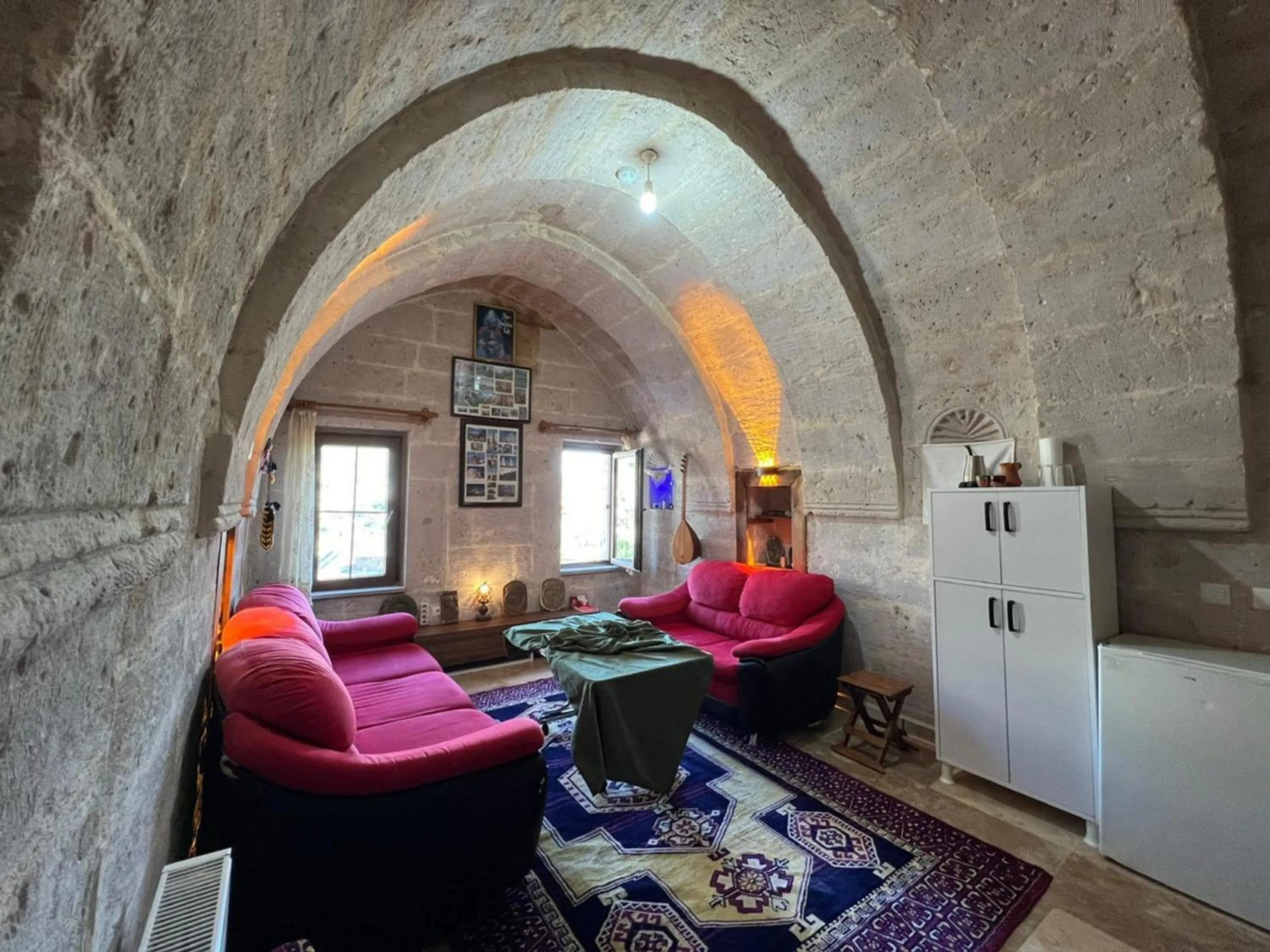 Living room in Yeşilöz inn Cave otel