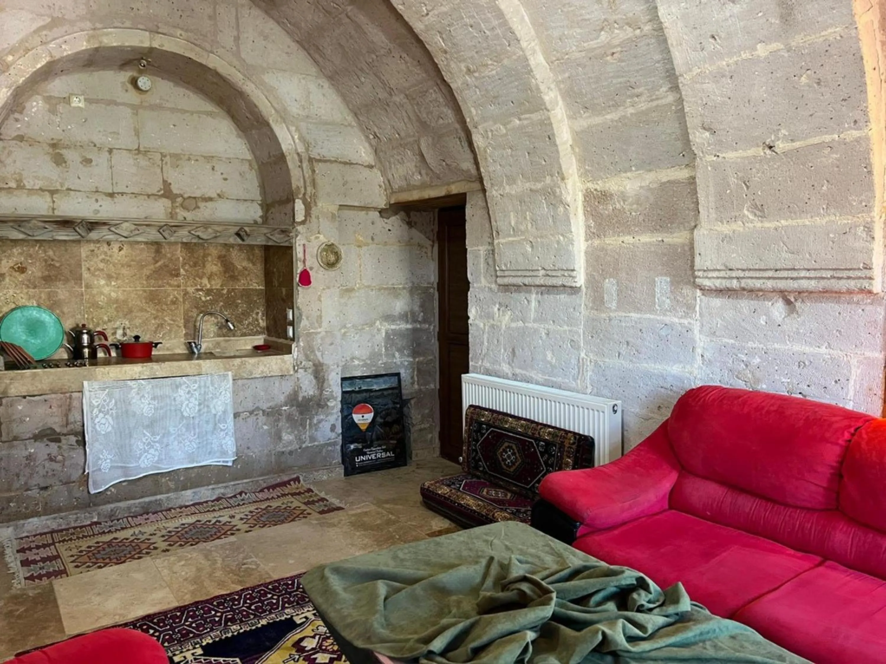 Living room in Yeşilöz inn Cave otel