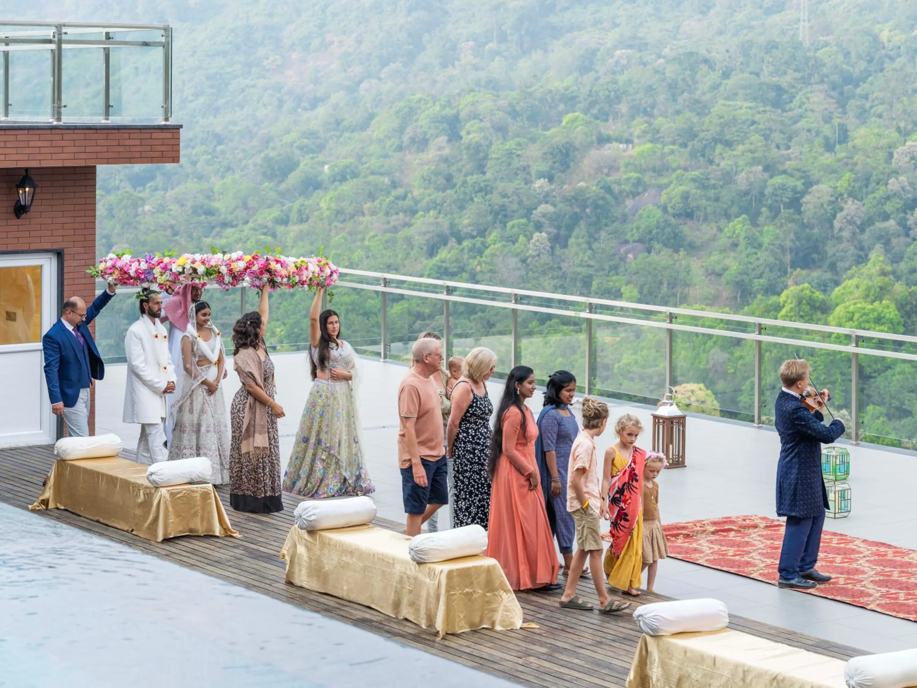 Guests in The Grand Cliff Resort Munnar