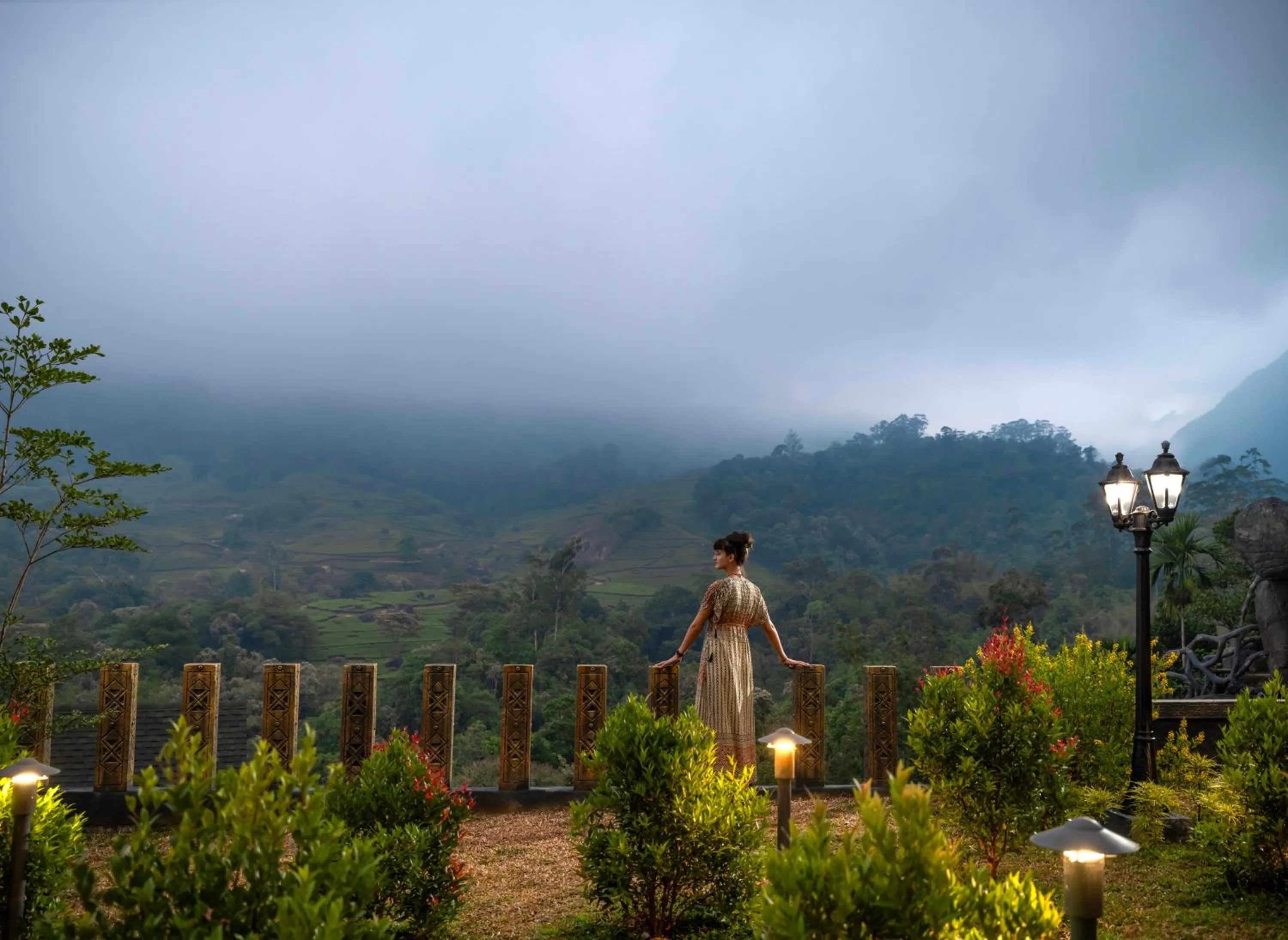Mountain view in The Grand Cliff Resort Munnar