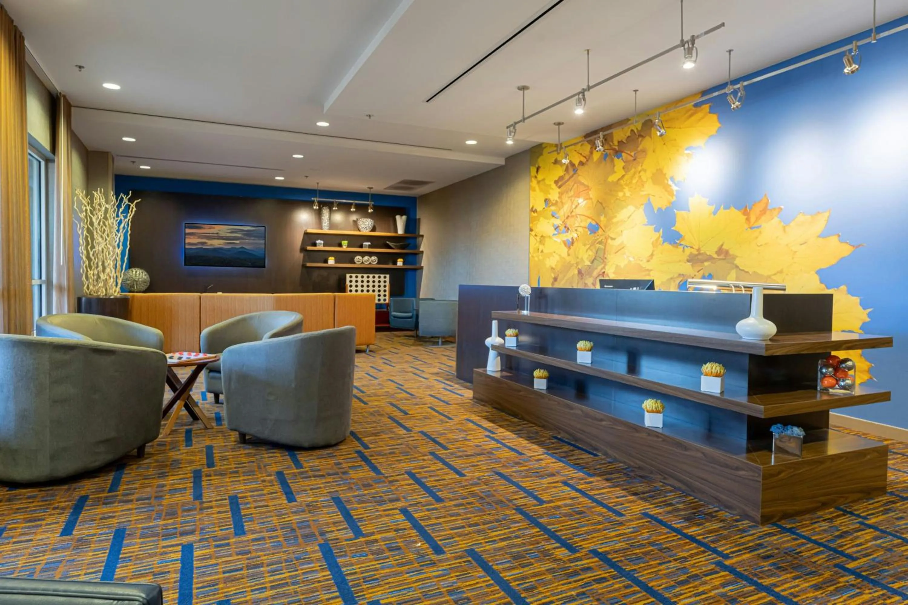 Lobby or reception in Courtyard by Marriott Asheville Airport