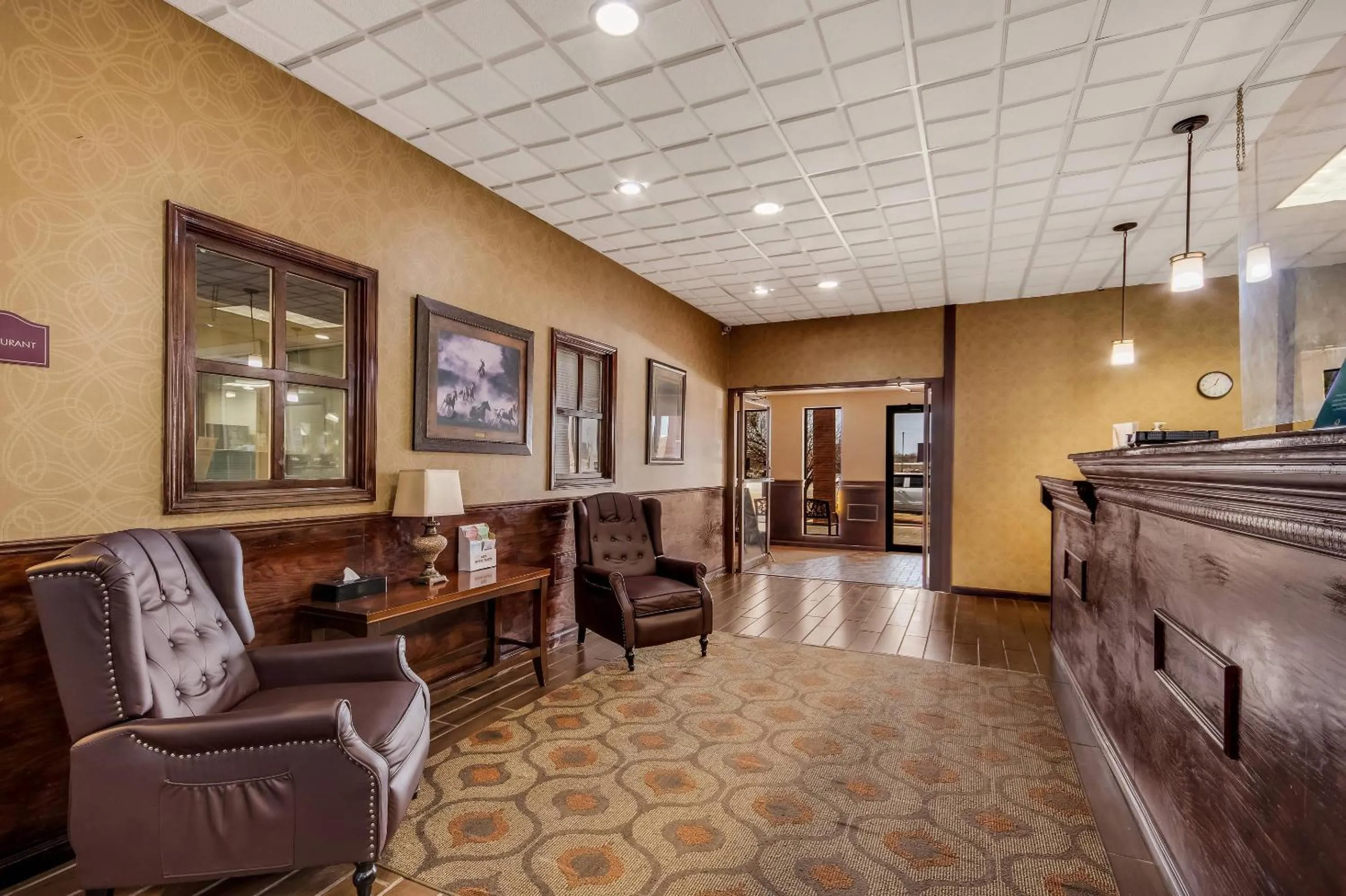 Lobby or reception in Quality Inn Chickasha