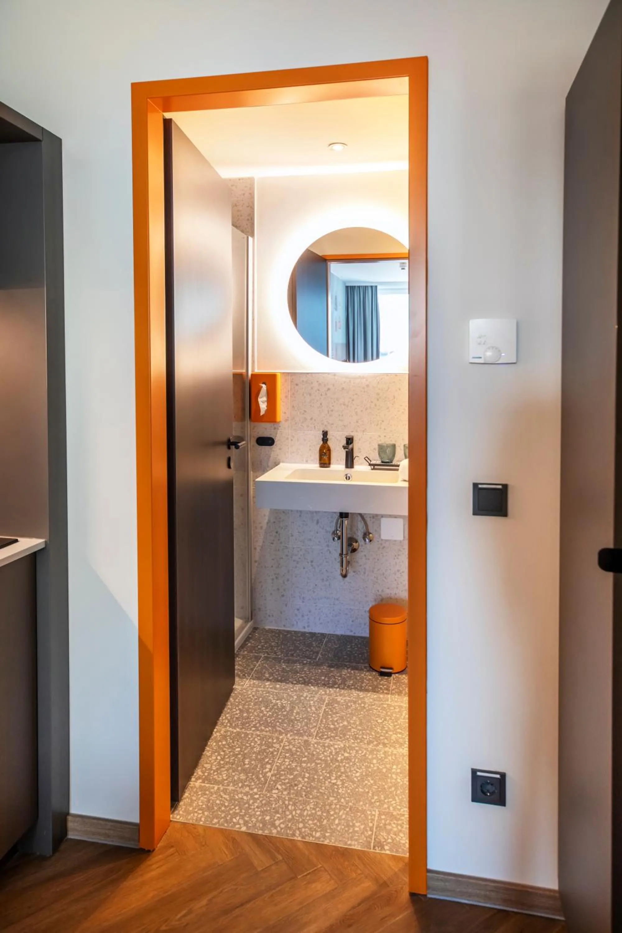 Bathroom in LOGINN Hotel Offenbach