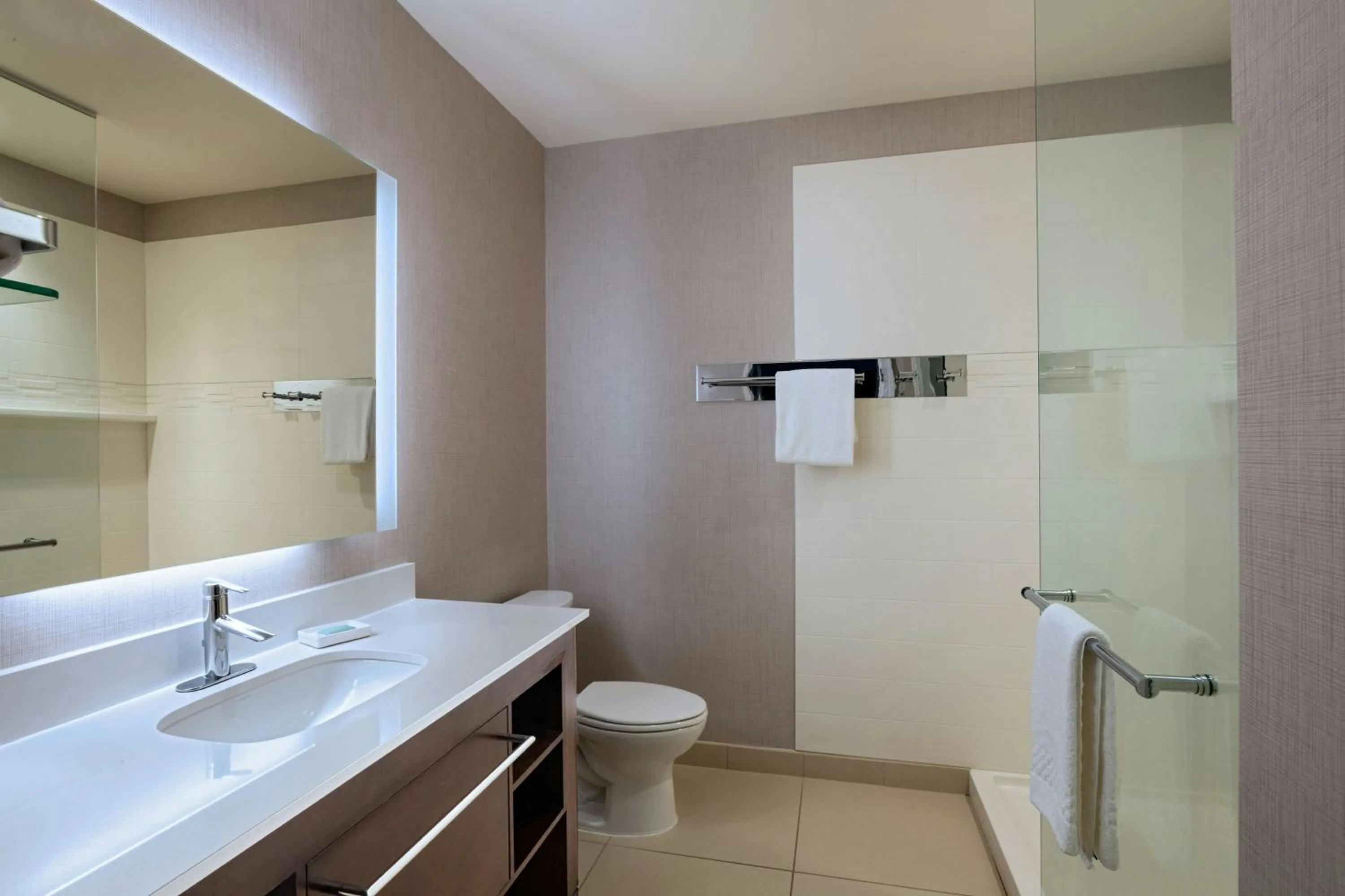 Bathroom in Residence Inn by Marriott Omaha Aksarben Village