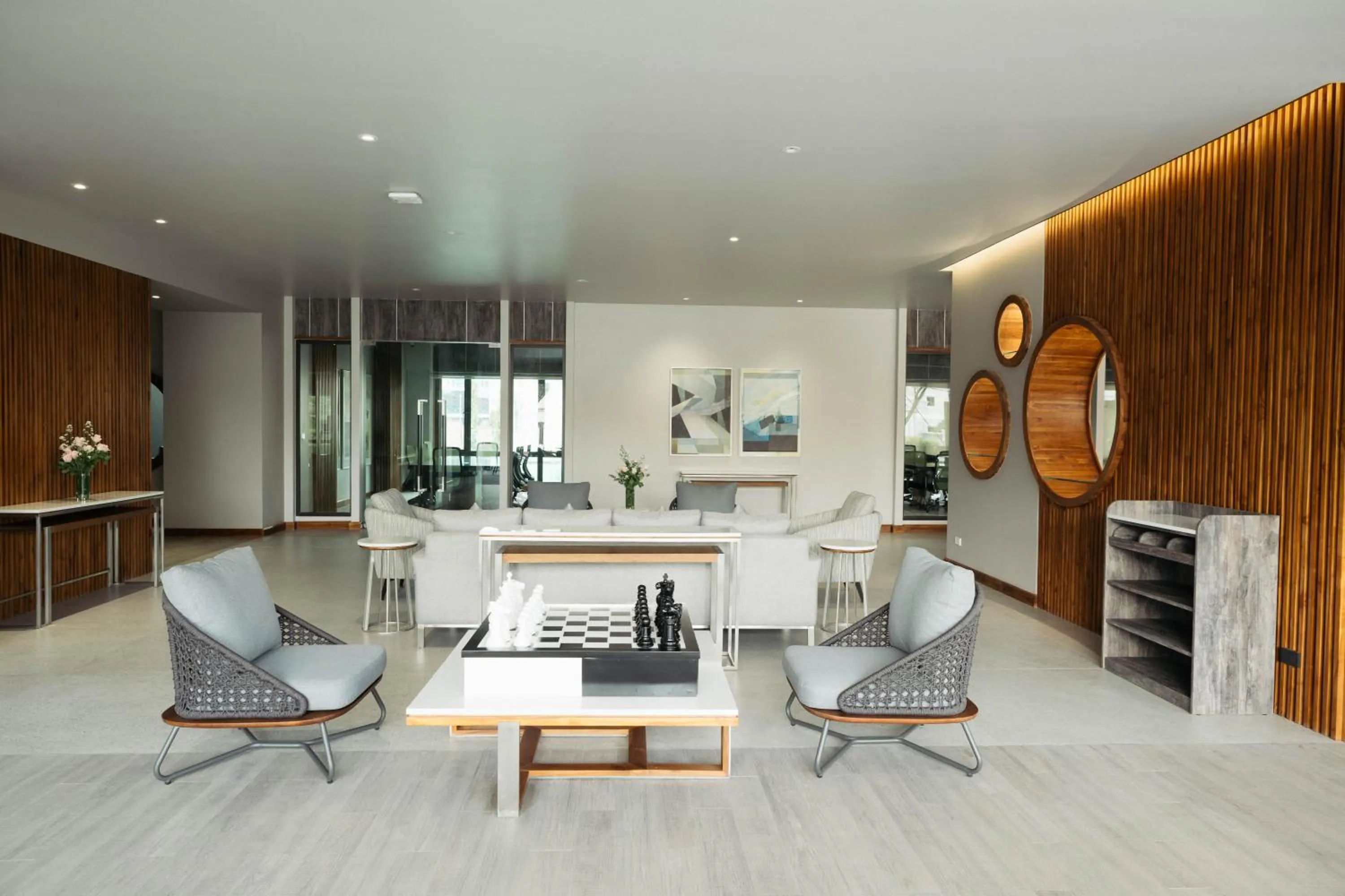 Seating area in SN Residences