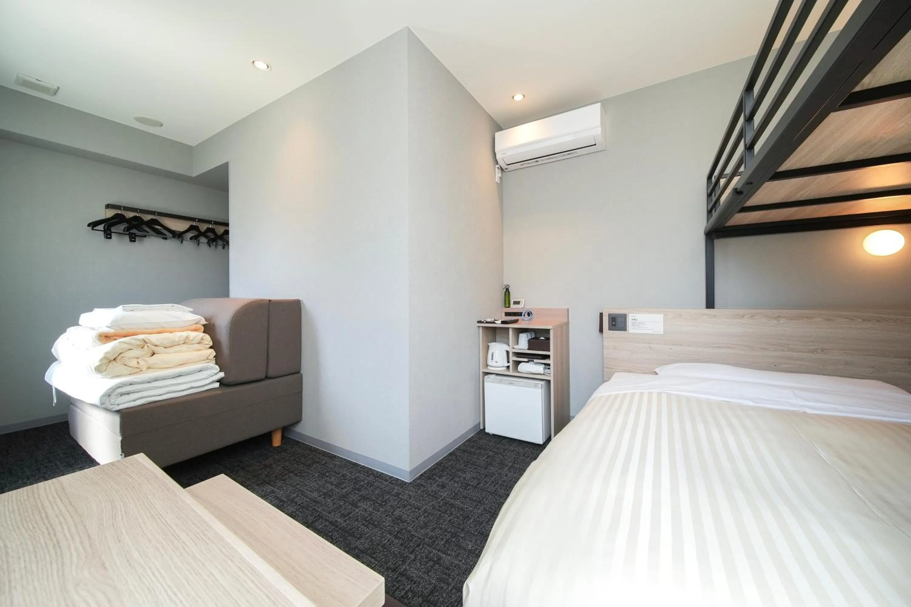 Bed in Super Hotel Utsunomiya