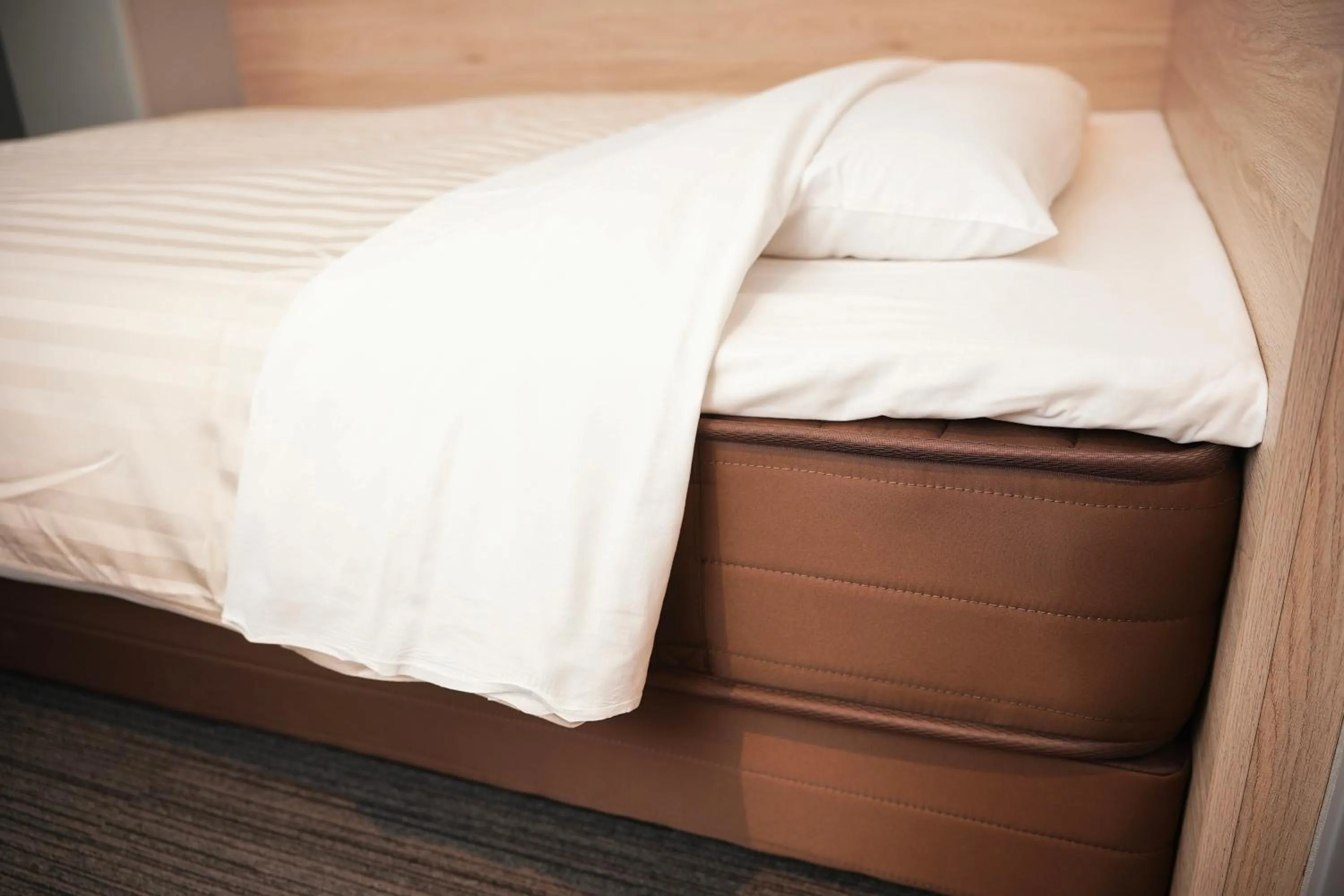 Bed in Super Hotel Utsunomiya