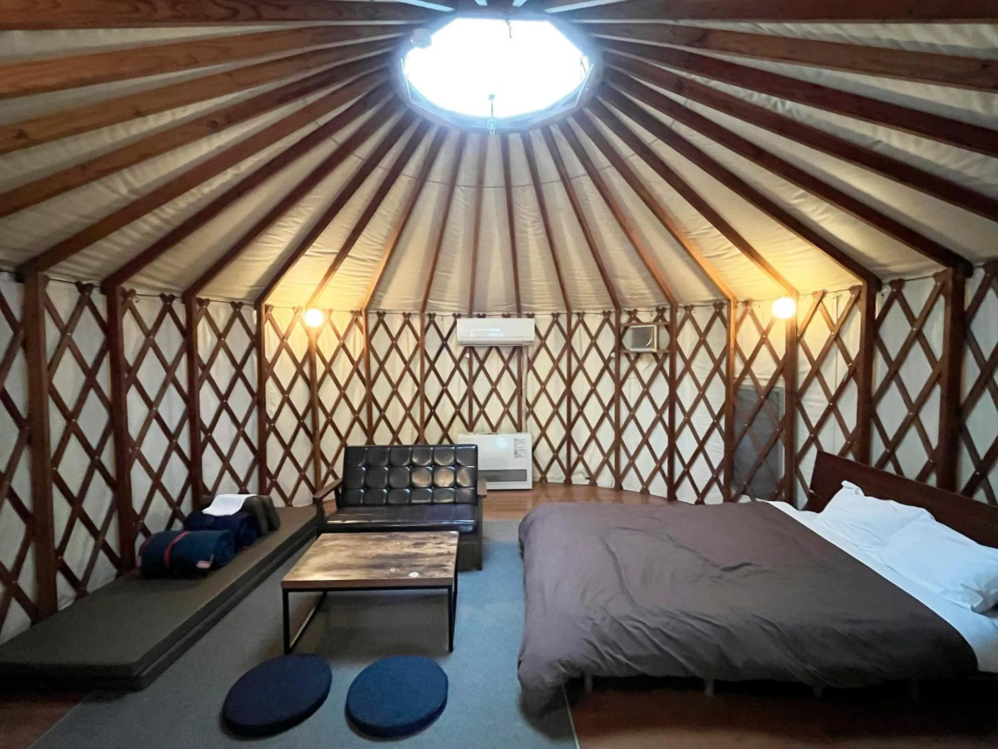 Living room, Bed in PICA Fujiyoshida