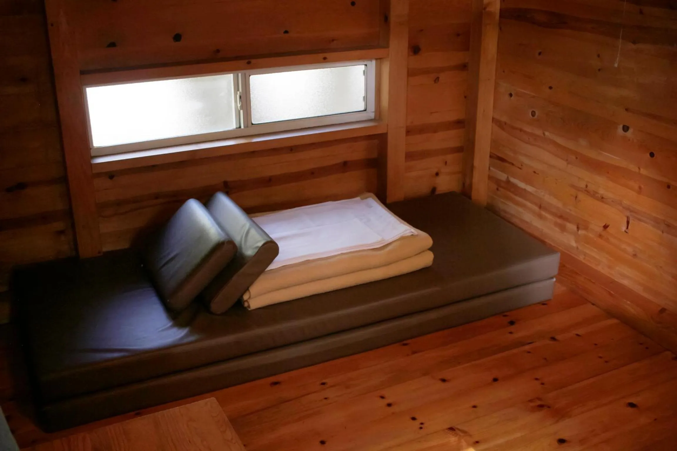 Photo of the whole room, Bed in PICA Fujiyoshida