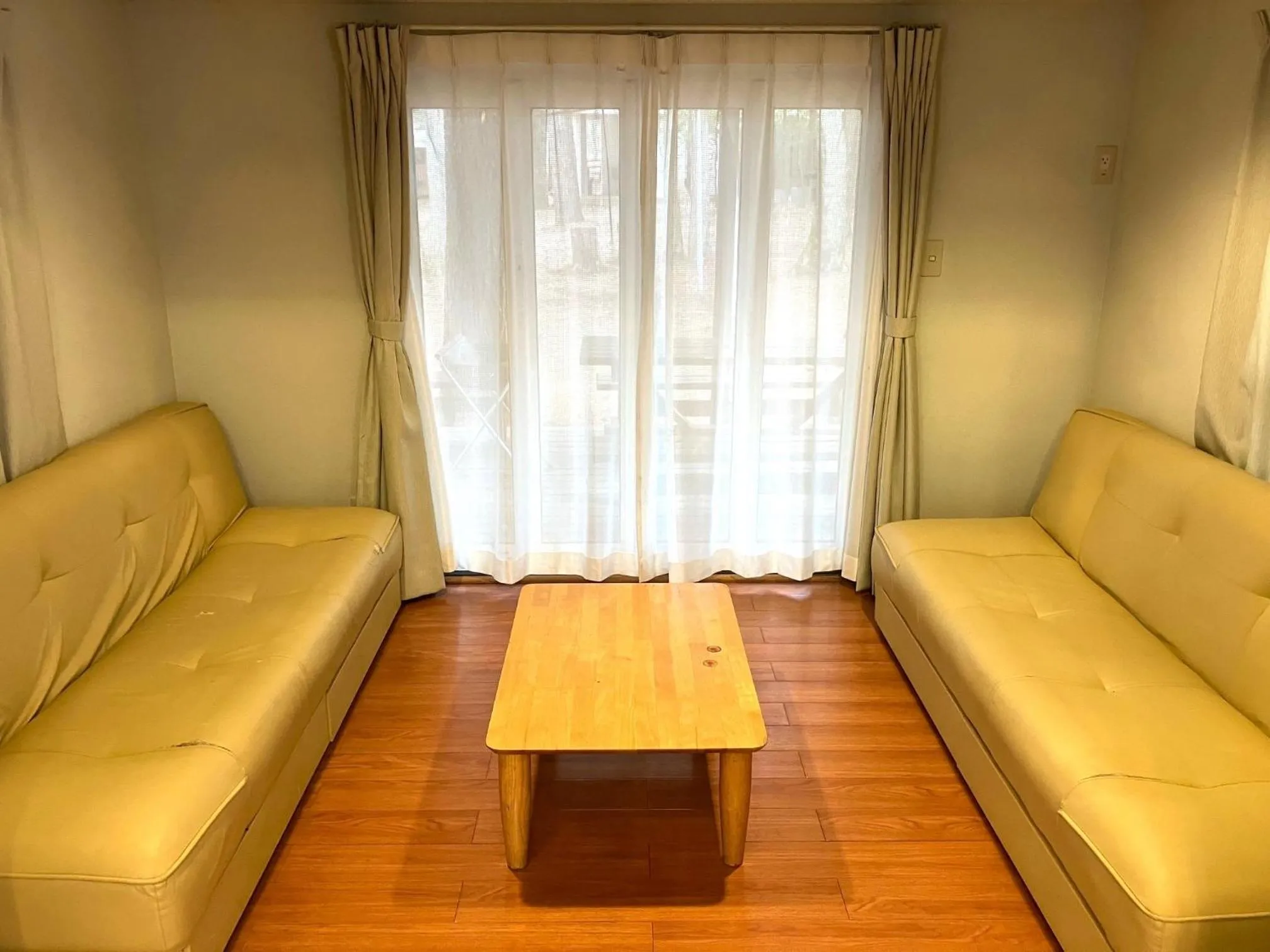 Living room in PICA Fujiyoshida