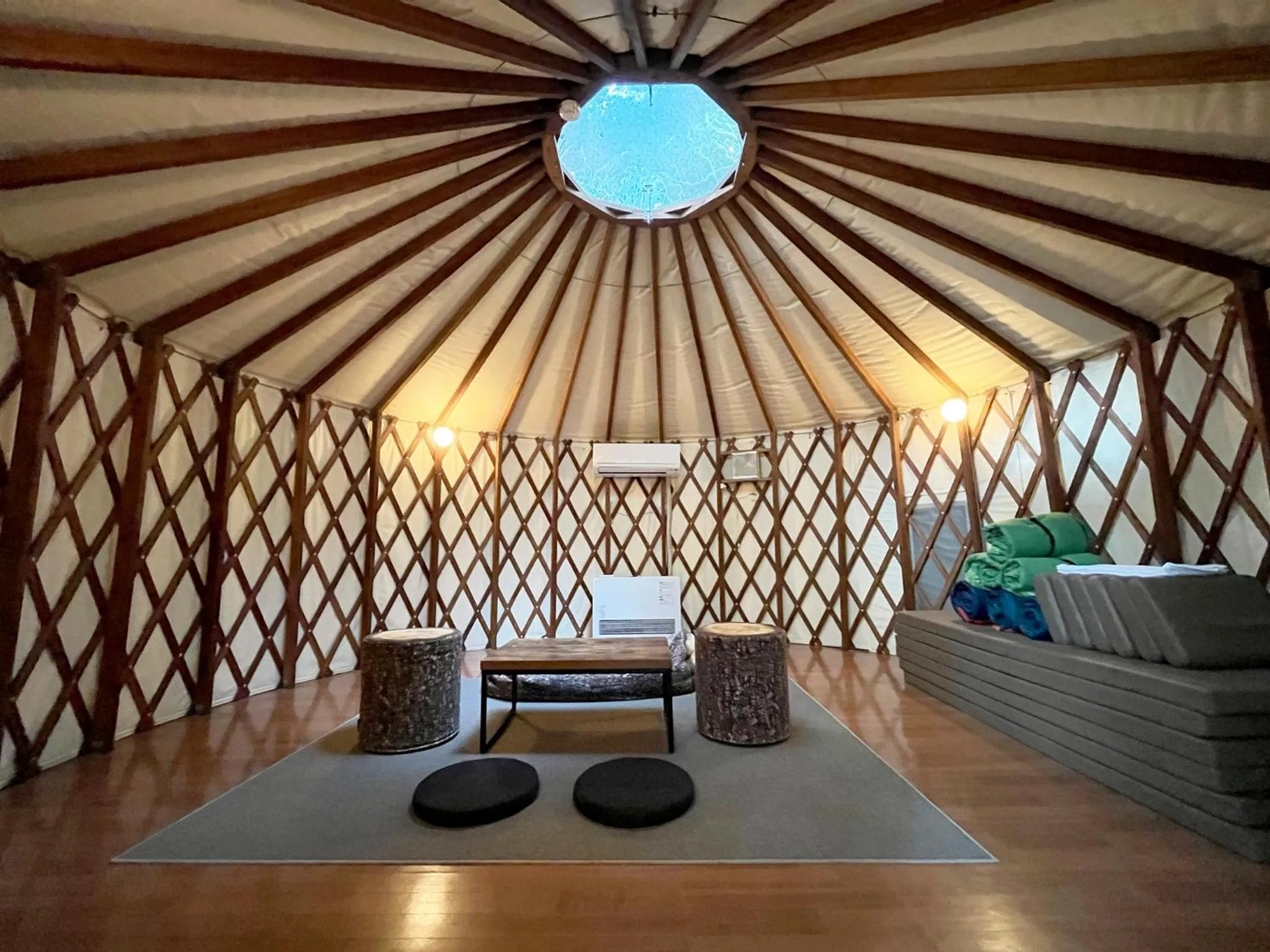 Living room in PICA Fujiyoshida