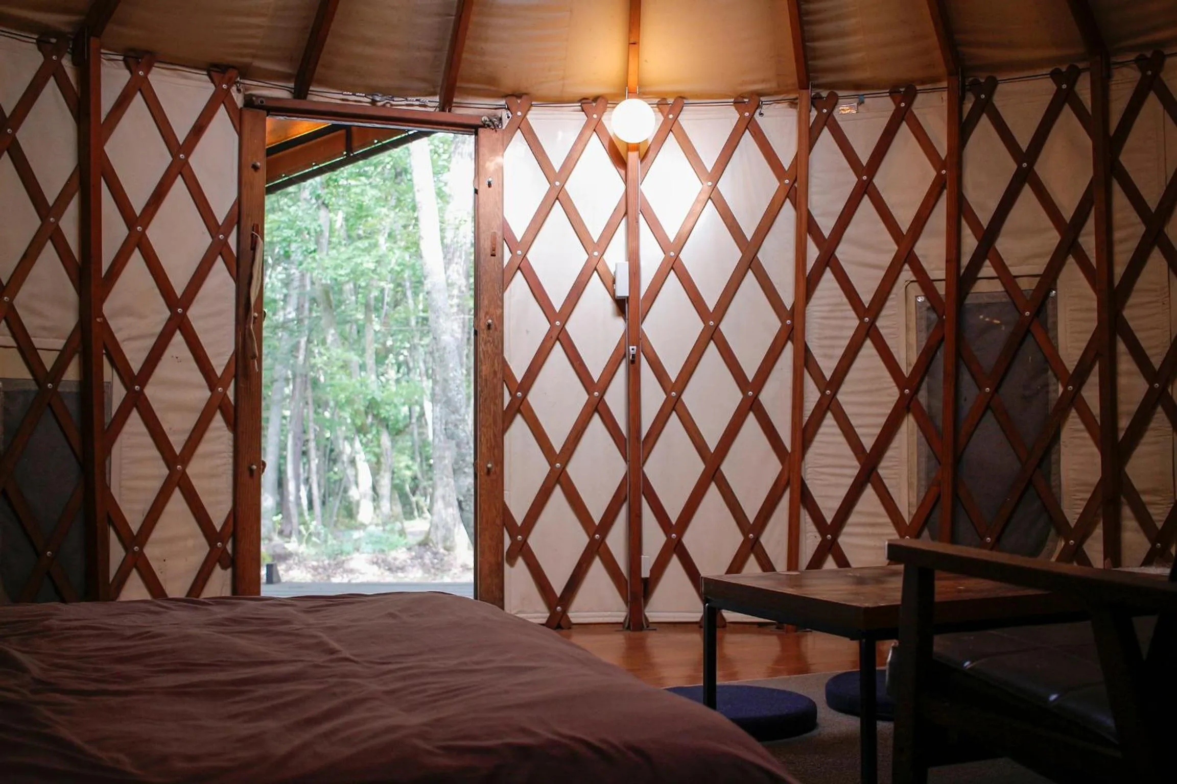 Living room, Bed in PICA Fujiyoshida