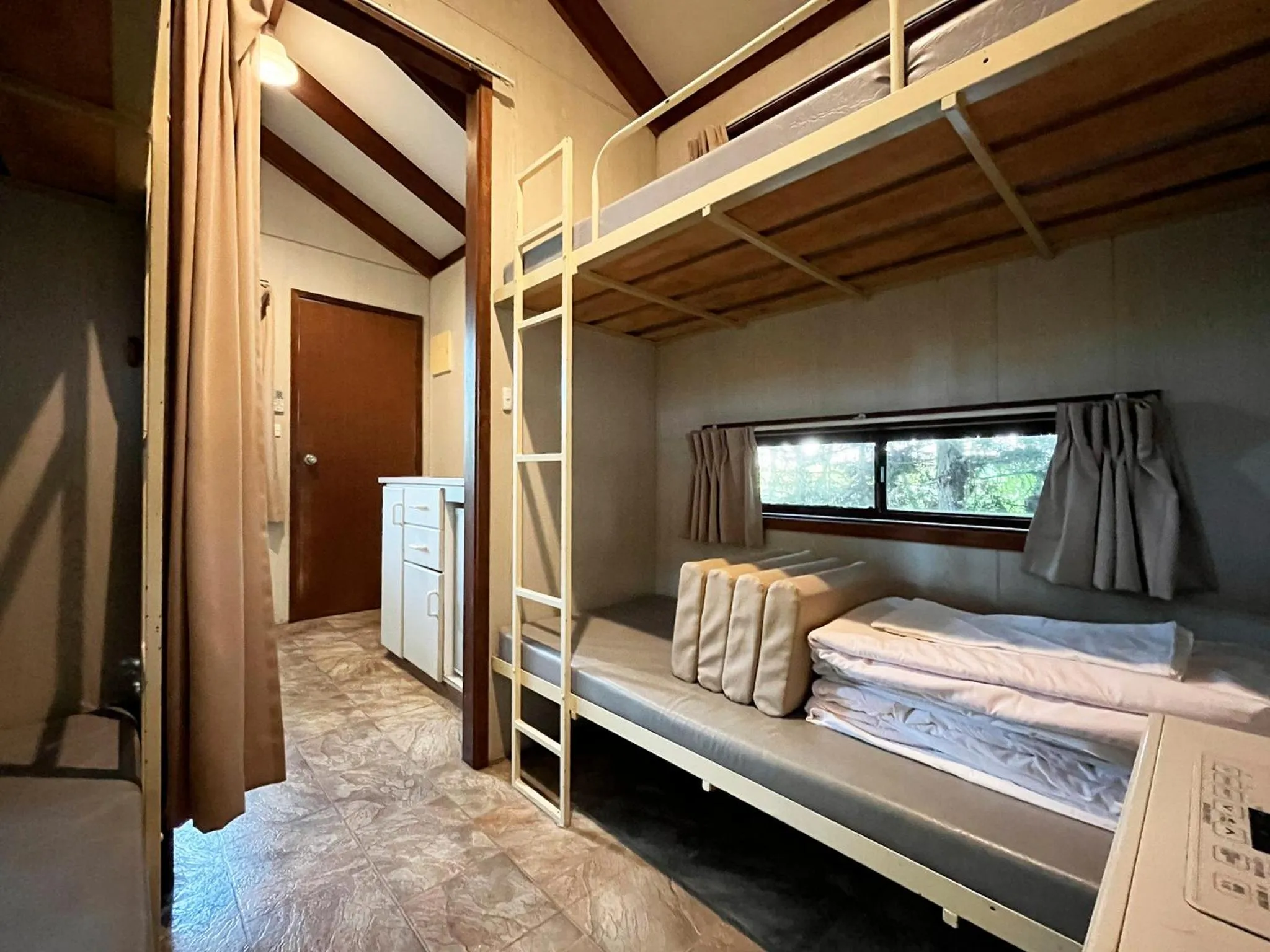 Photo of the whole room, Bed in PICA Fujiyoshida