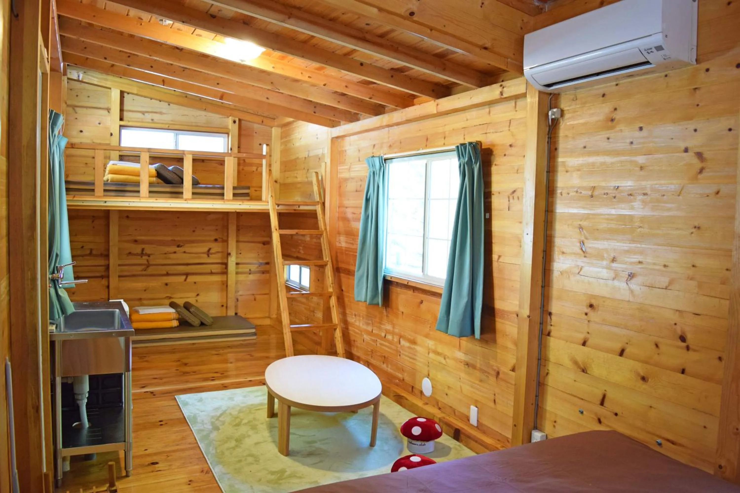 Living room in PICA Fujiyoshida