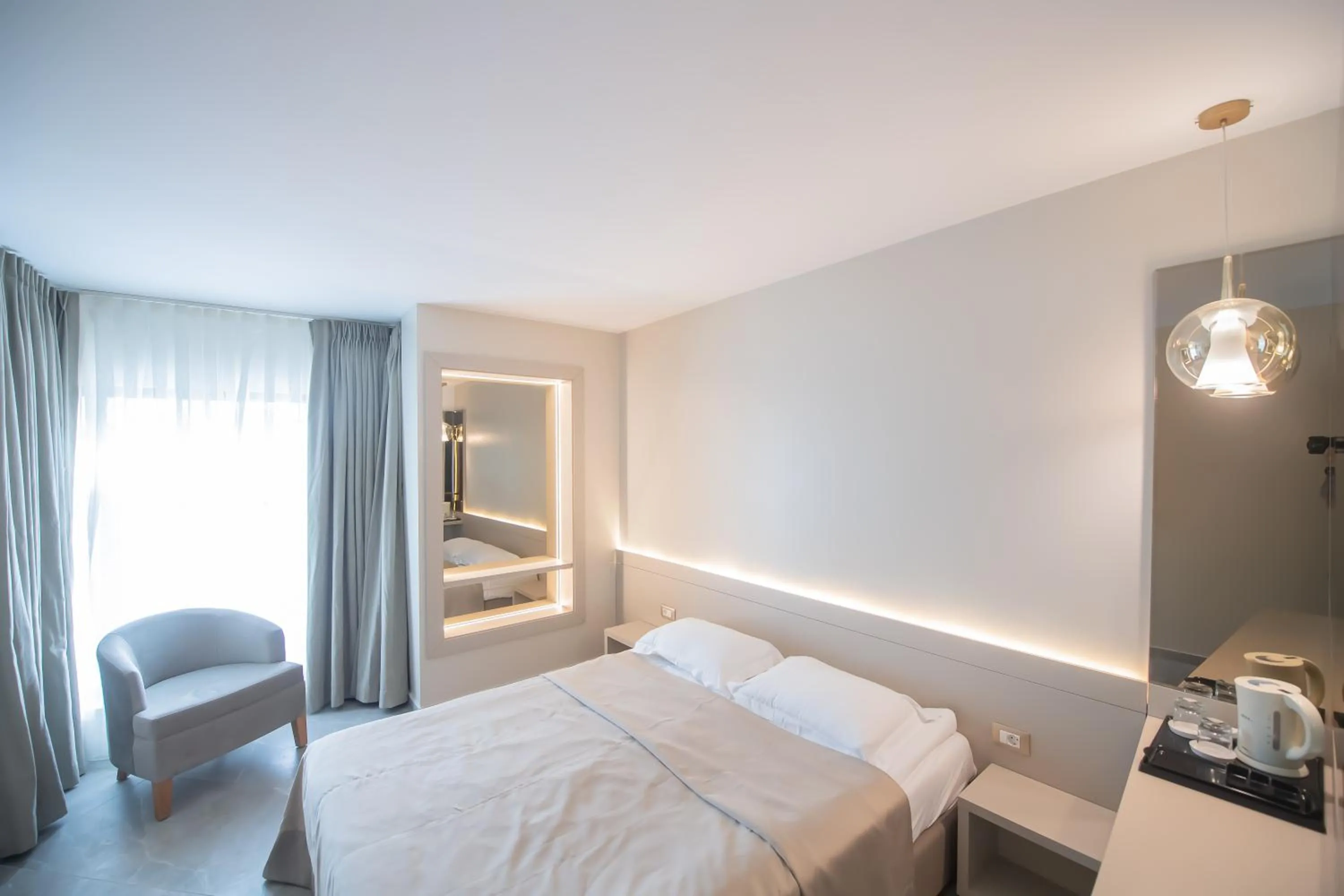 Bed in Hotel Atena***