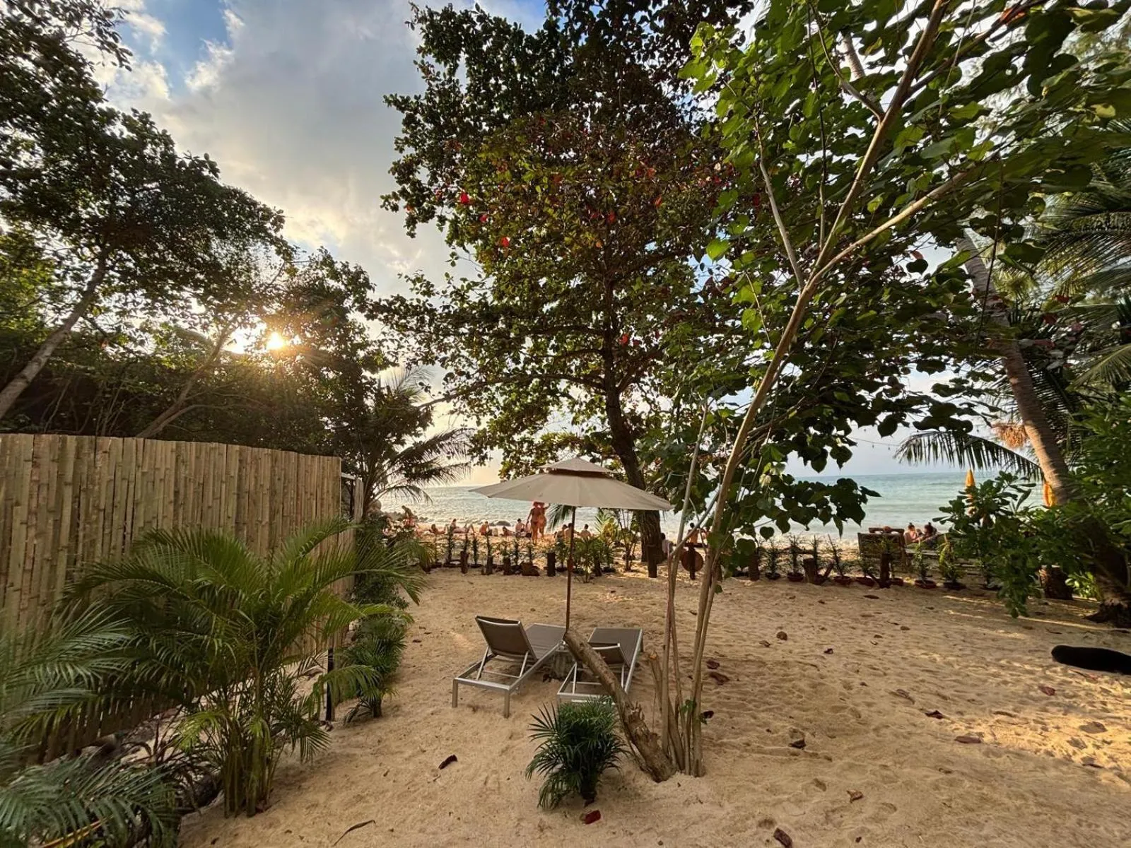 Sea view in Secret Beach Bungalows