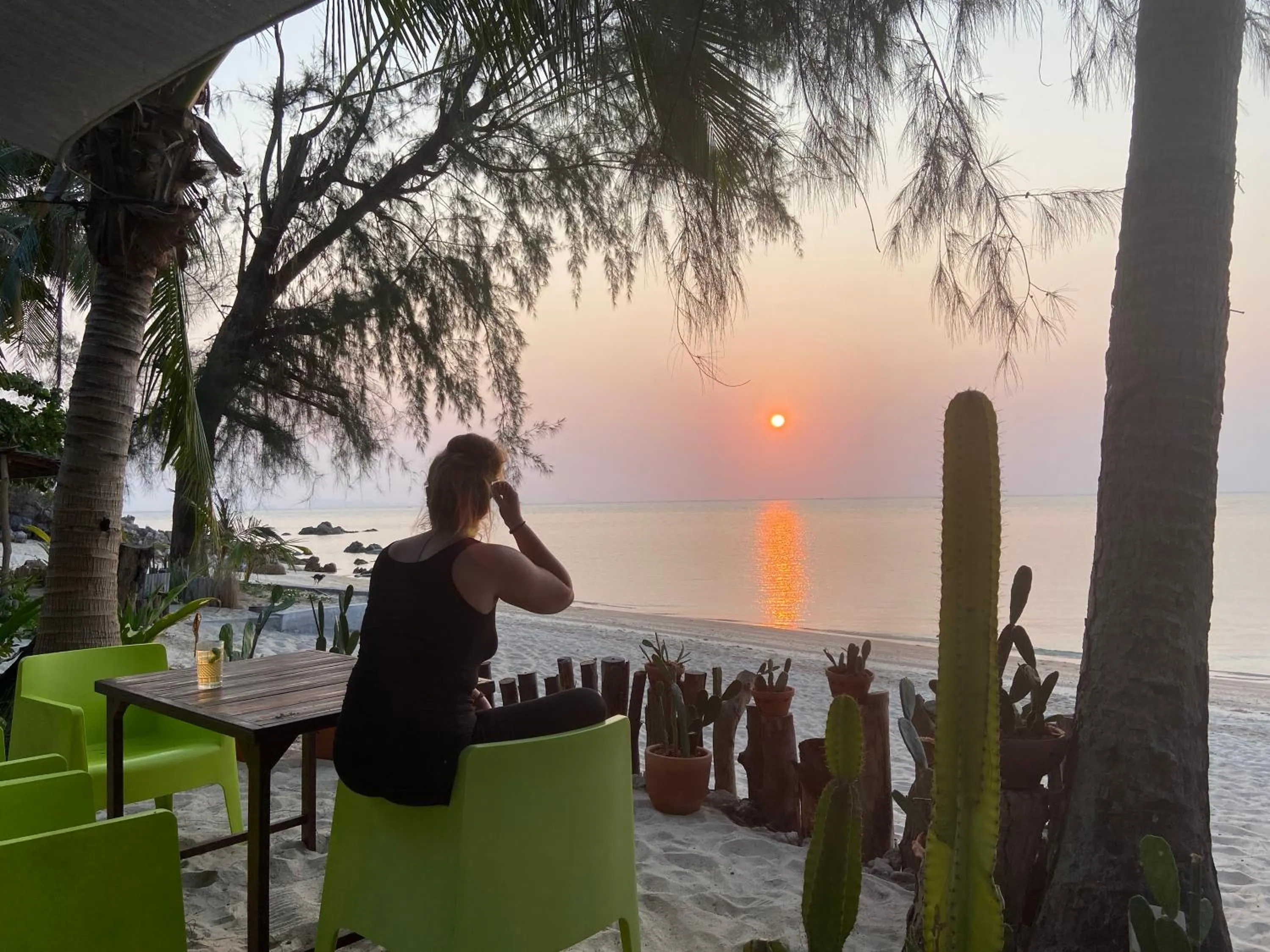 Sunset in Secret Beach Bungalows