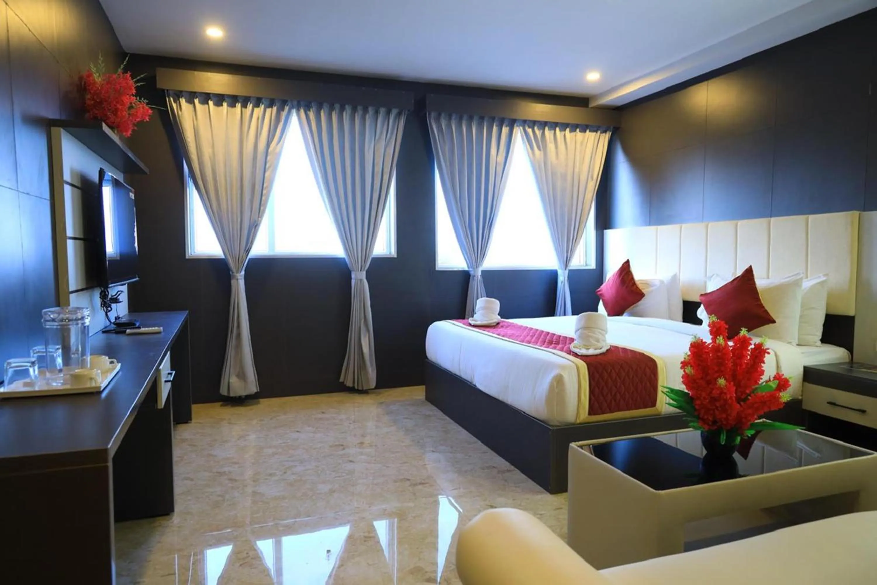 Bed in Hotel Brindavan Elite