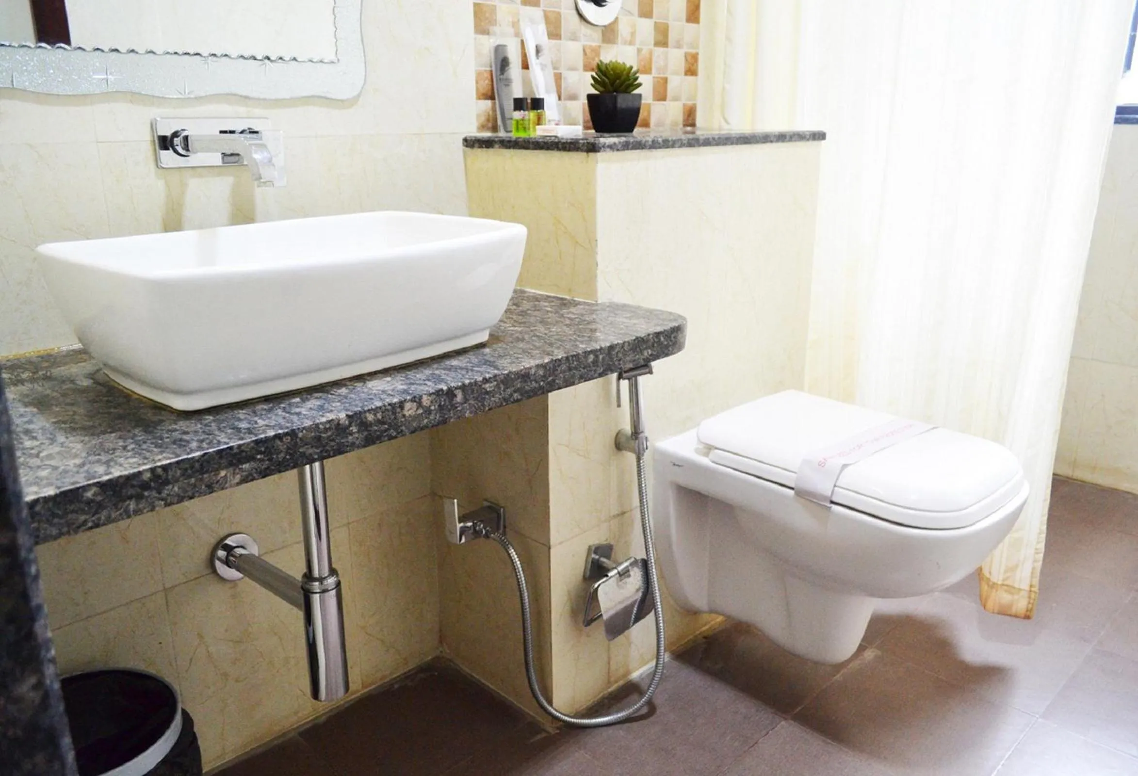 Bathroom in Krishna Inn