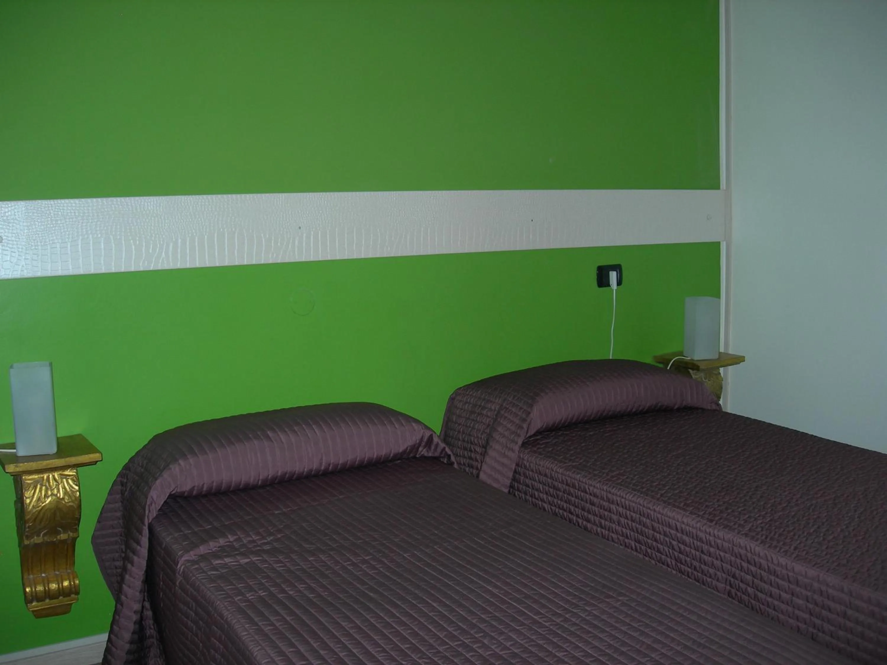 Bed in Hotel Due Spade